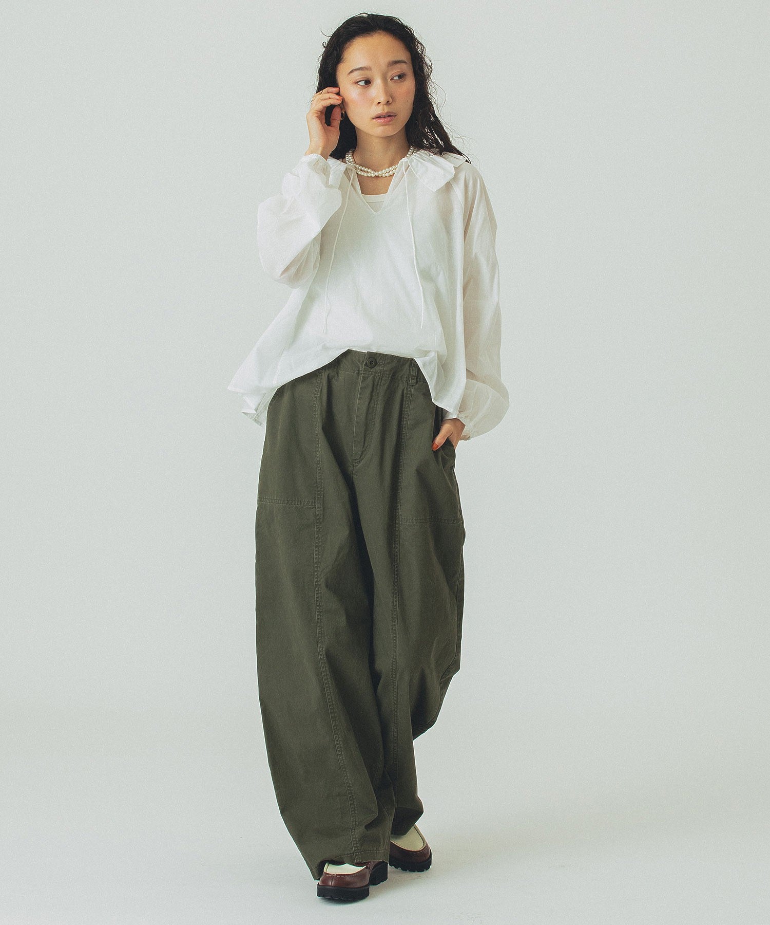 model:161cm 着用サイズ:ONE SIZE
