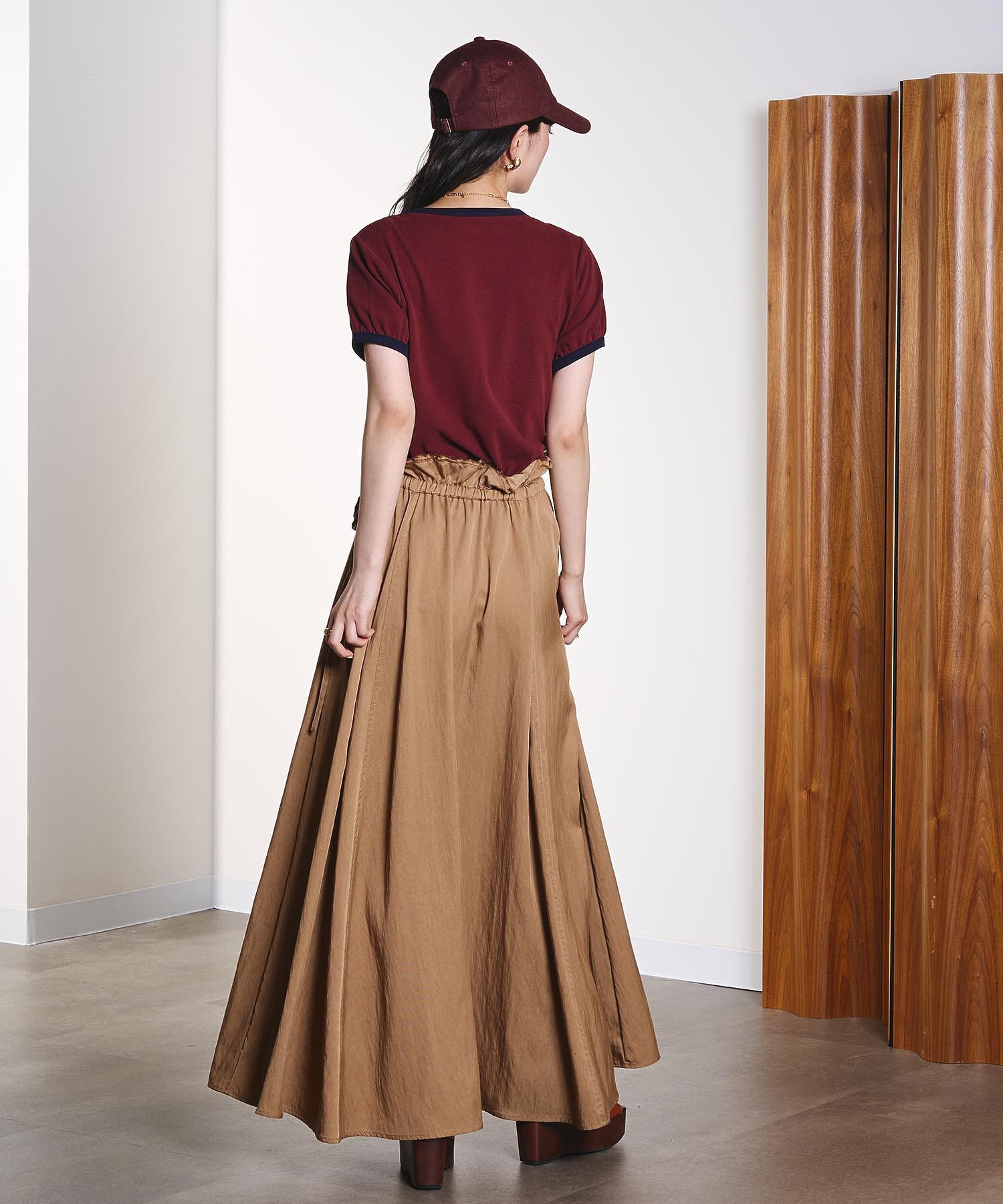 CREOLME/GATHER AND FLARE SKIRT