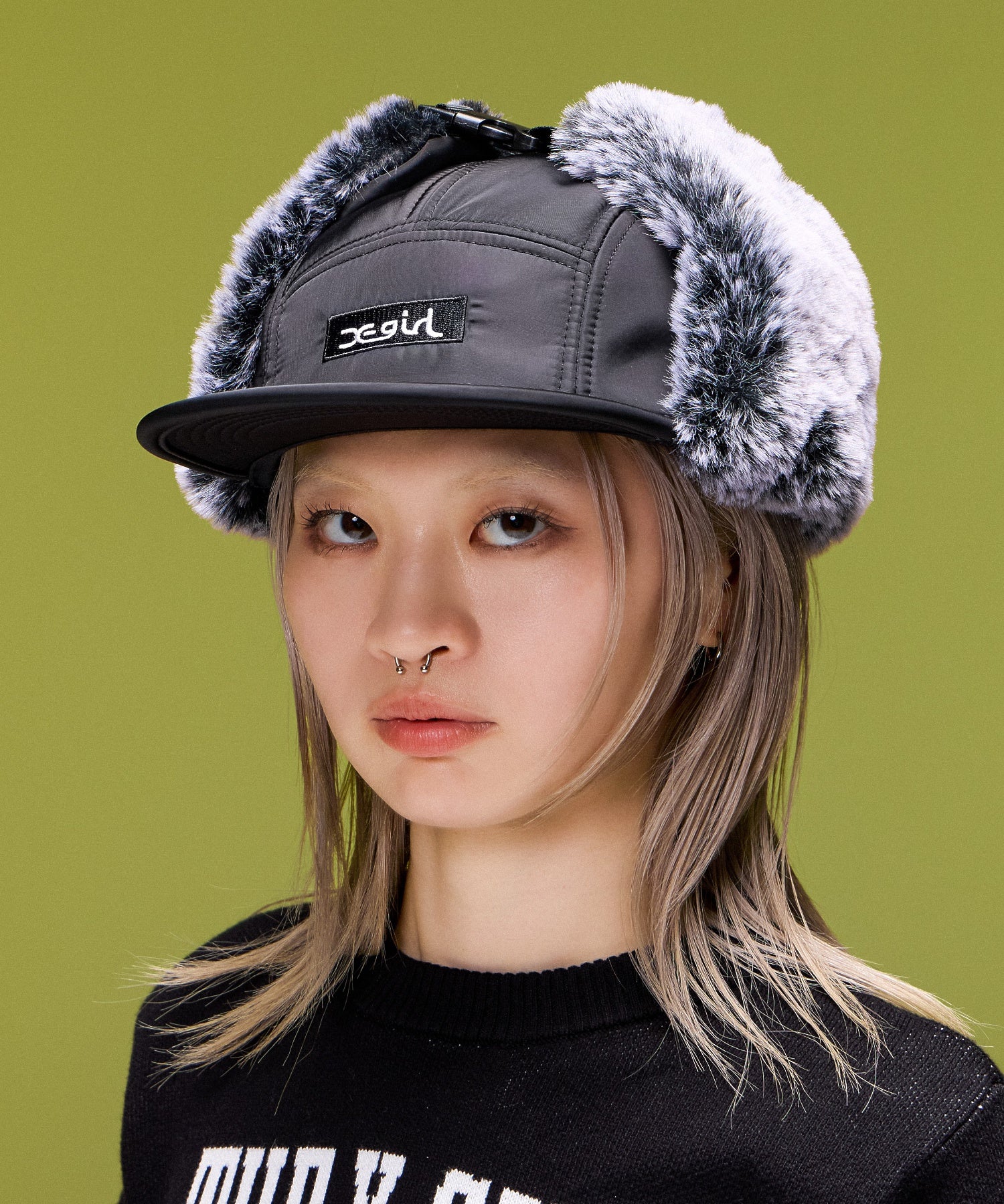 BOX LOGO EMBROIDERED DOG EAR JET CAP