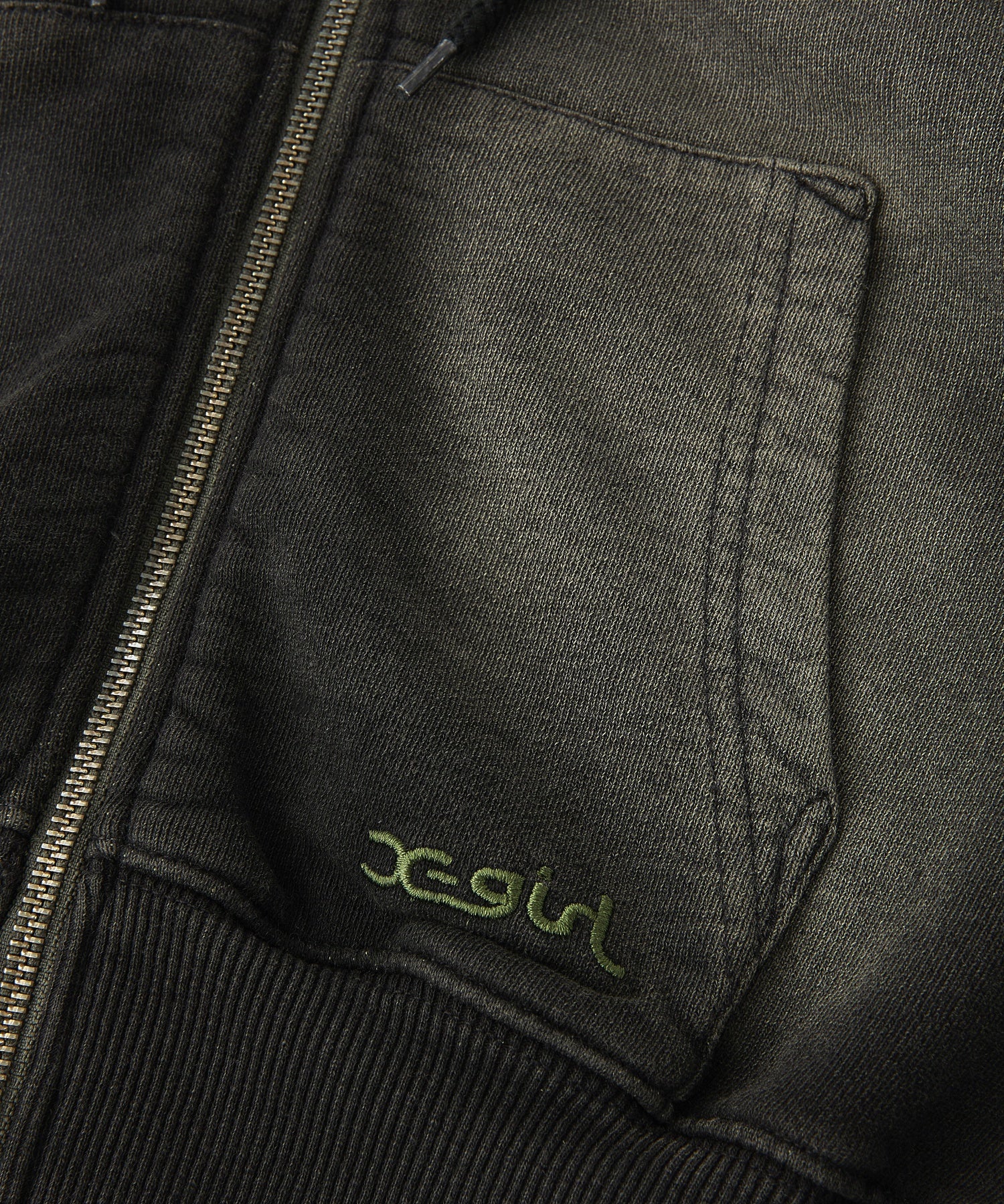 FADED COMPACT S/S ZIP UP HOODIE