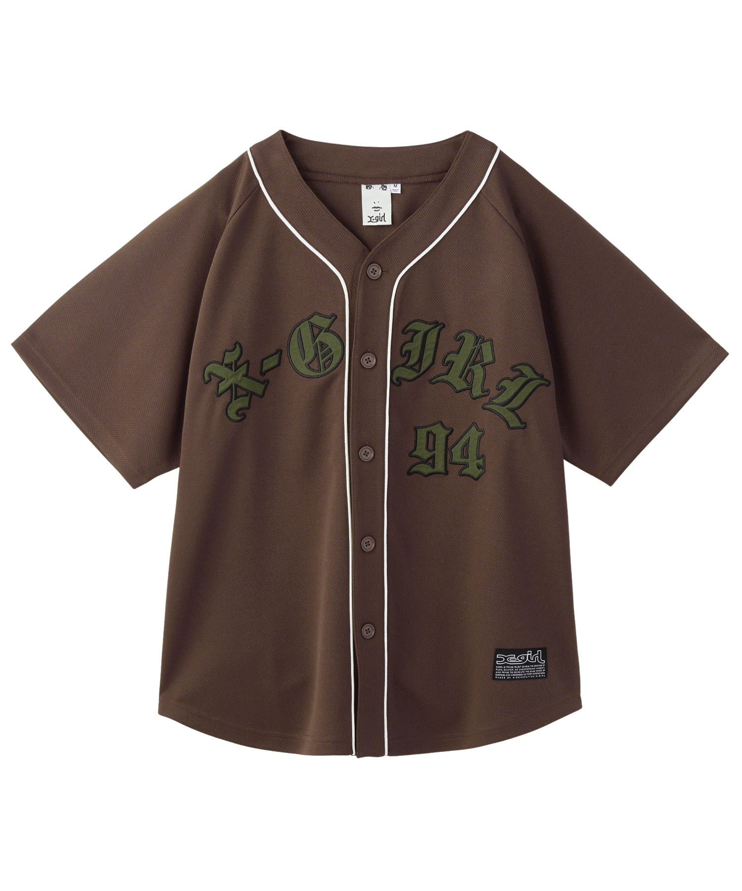 OLD ENGLISH LOGO BASEBALL SHIRT
