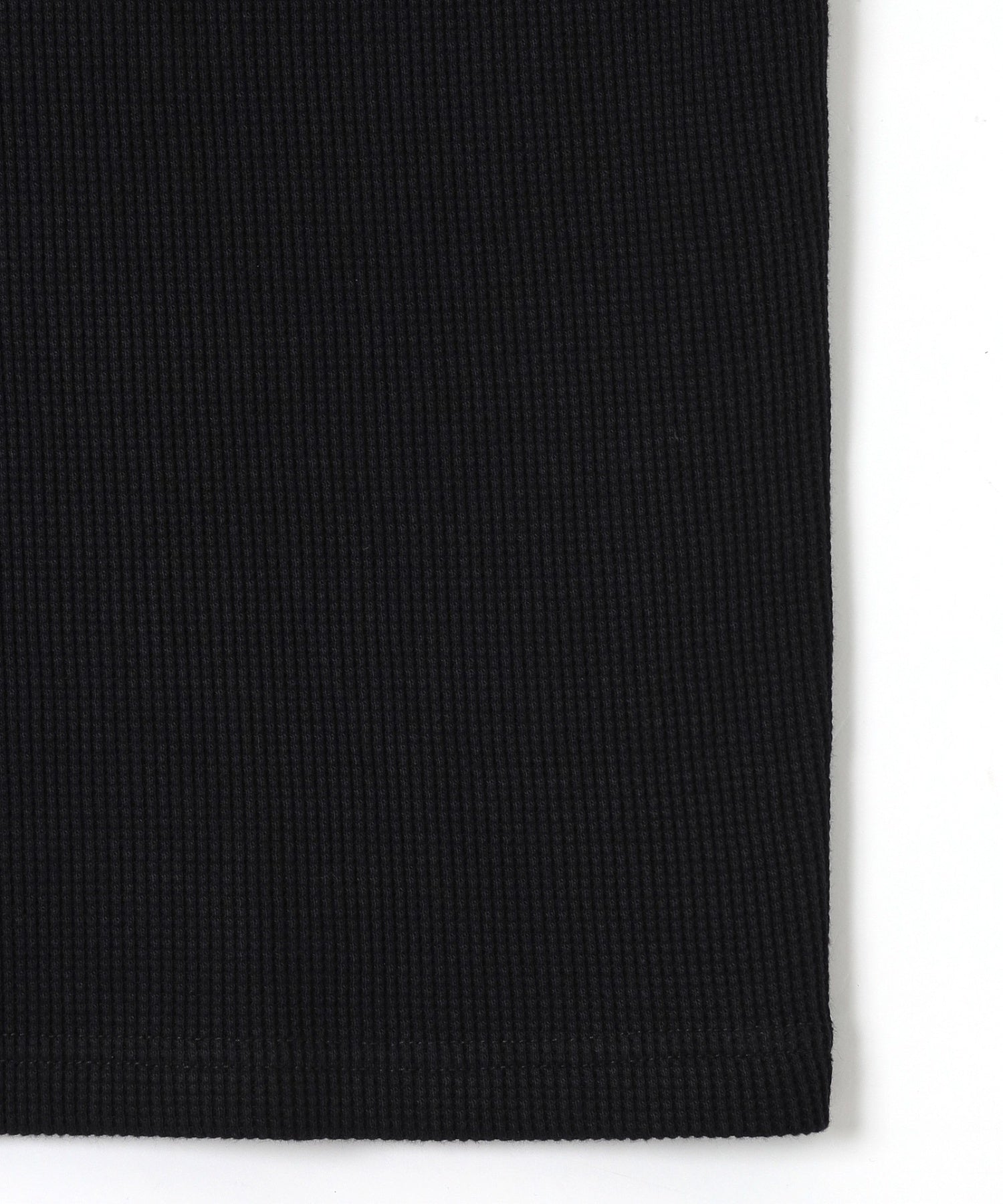 BOILER ROOM/ボイラールーム/WAFFLE LONG SLEEVE AW25LS01BLK