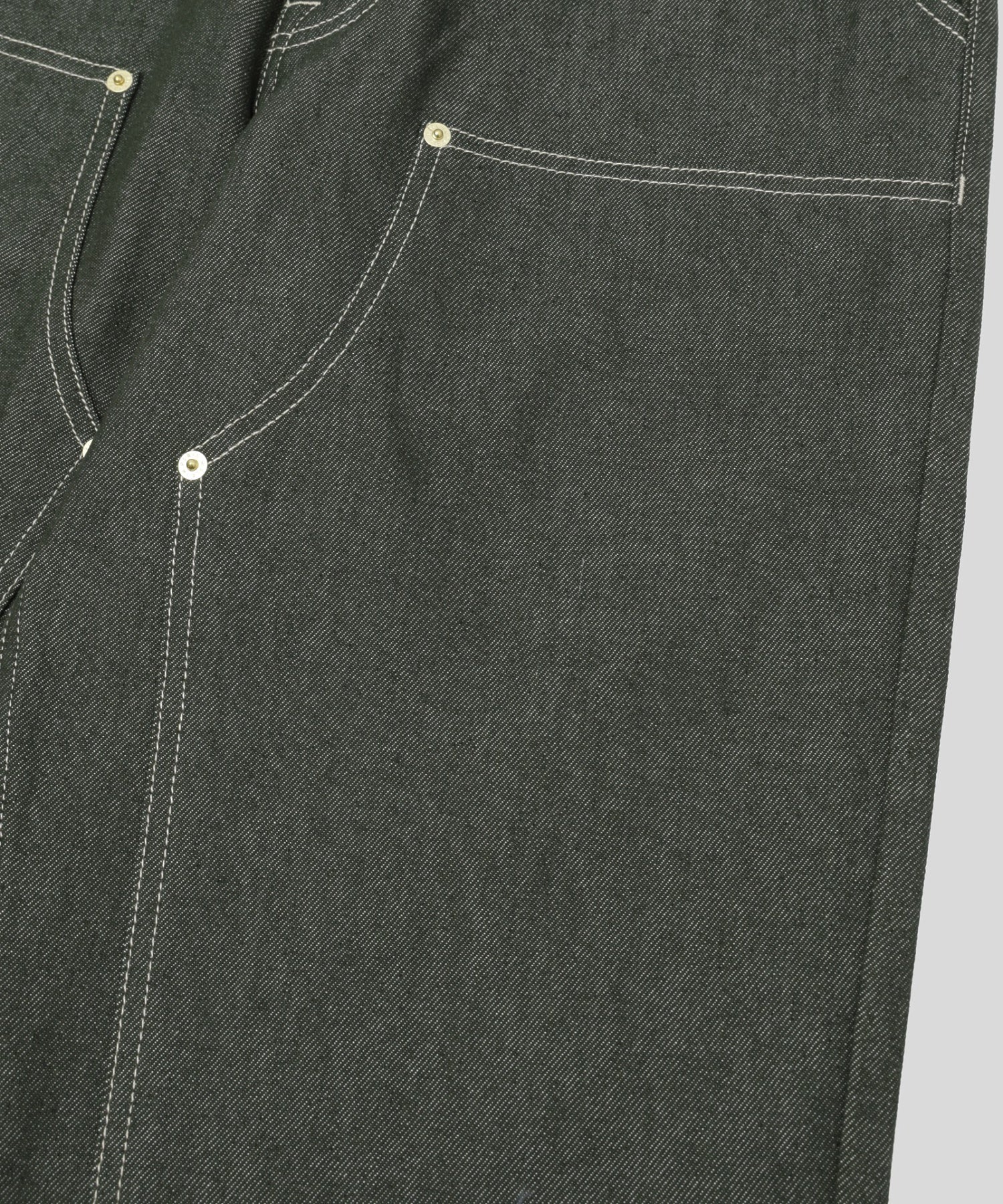 WALK IN PARIS/ウォーキンパリス/Green denim Double Knee Pants