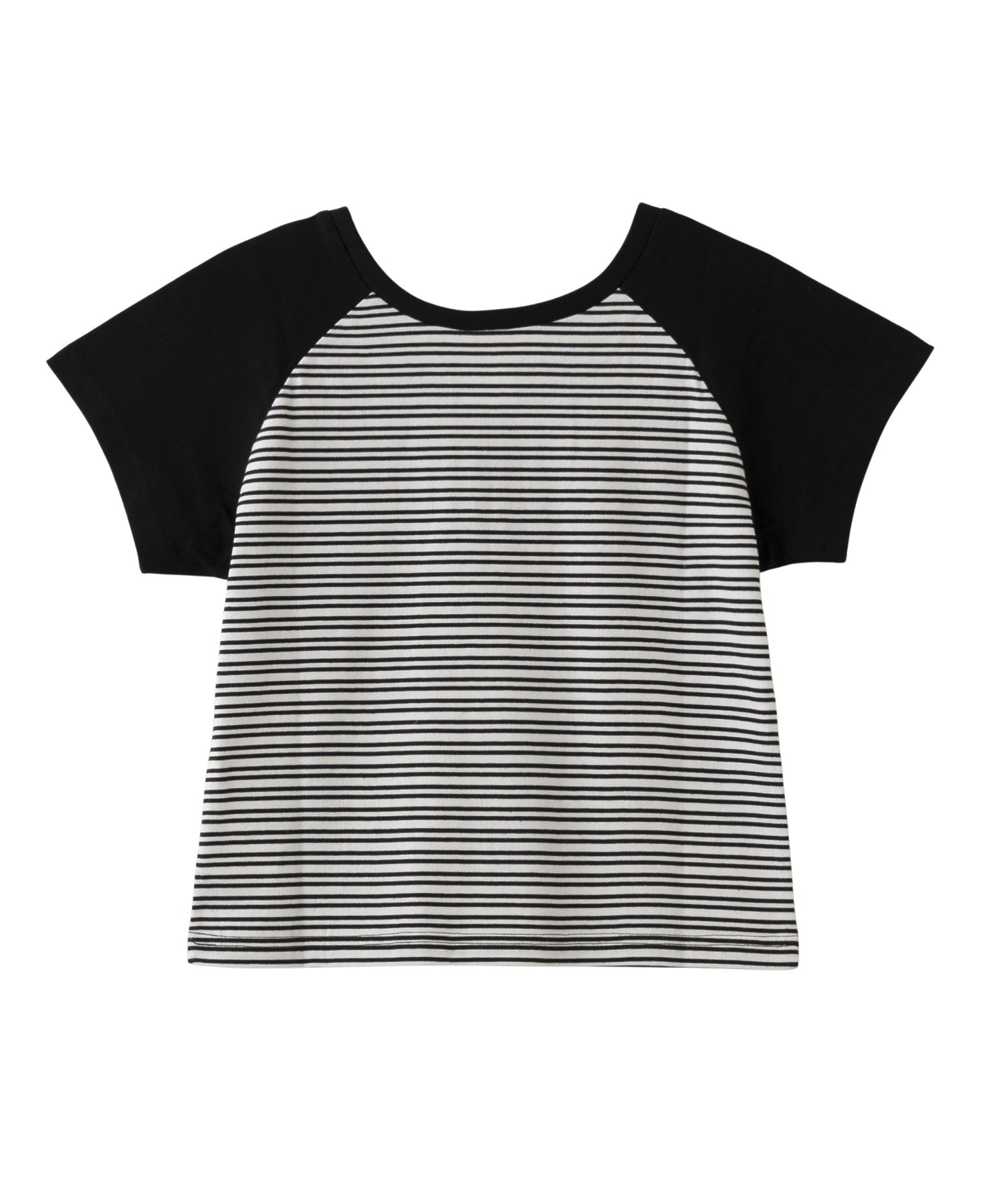 STRIPED RAGLAN BABY TEE