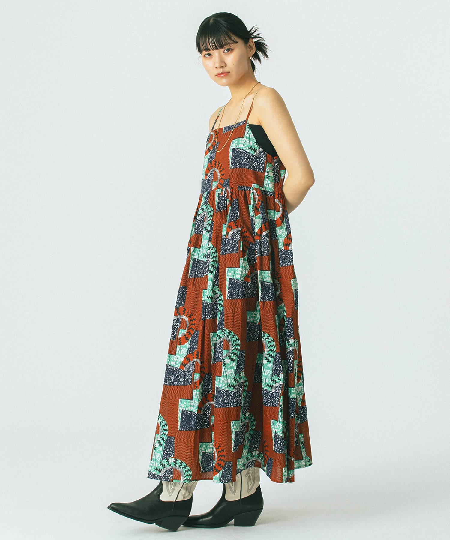 mag.by c/PRINT CAMI DRESS