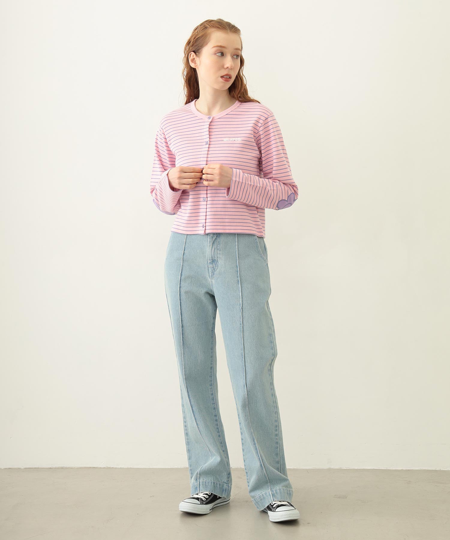 FLOWER ELBOW CARDIGAN