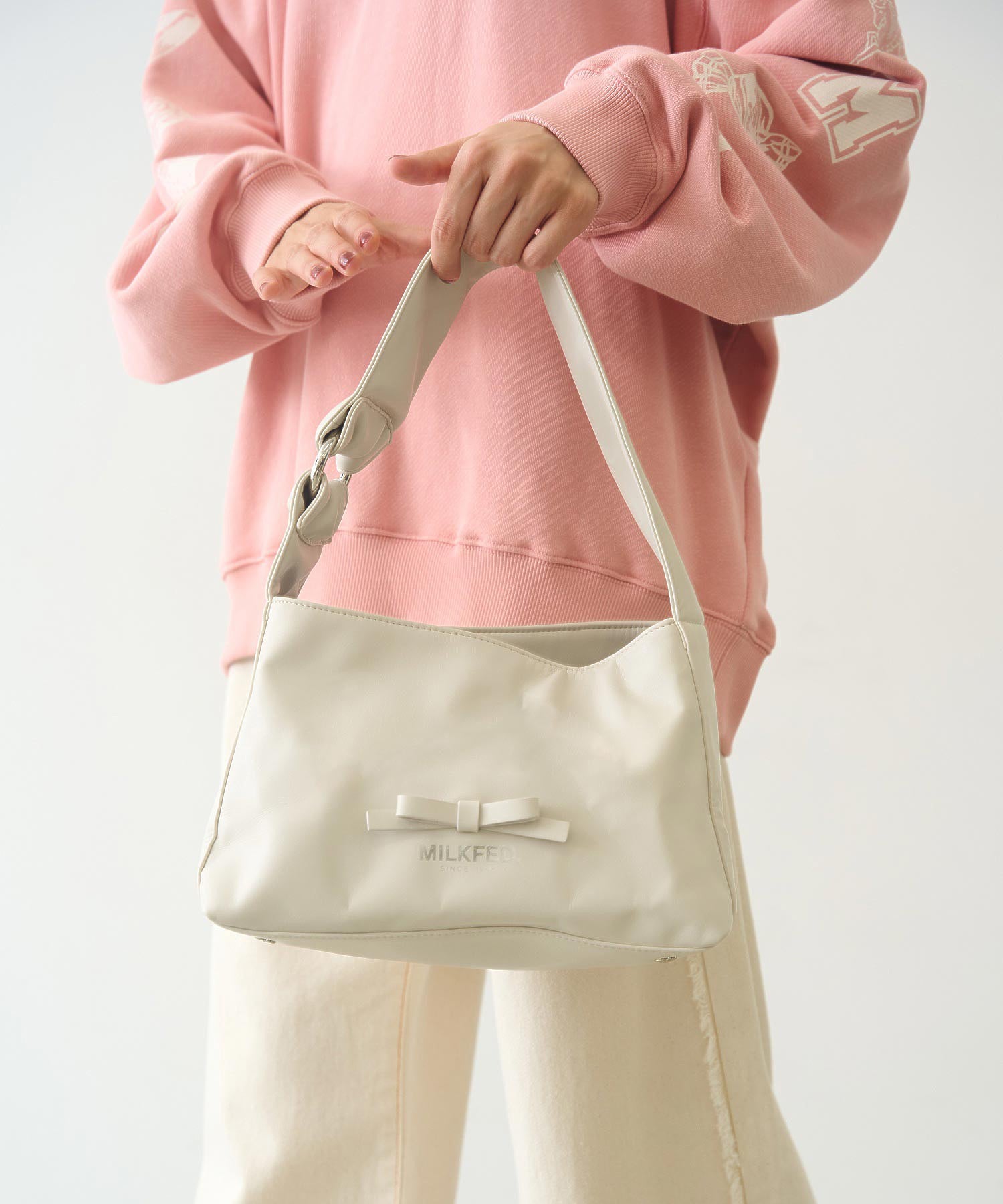 RIBBON HAND BAG