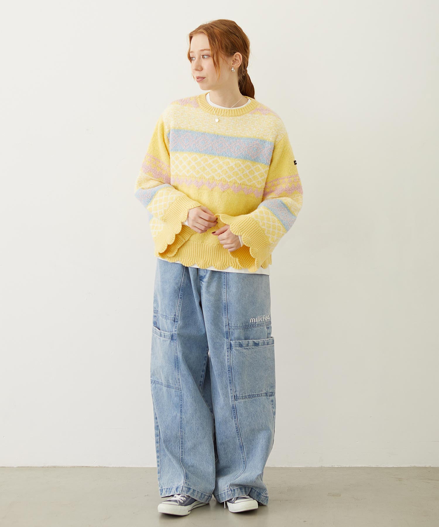 PATTERNED KNIT TUNIC