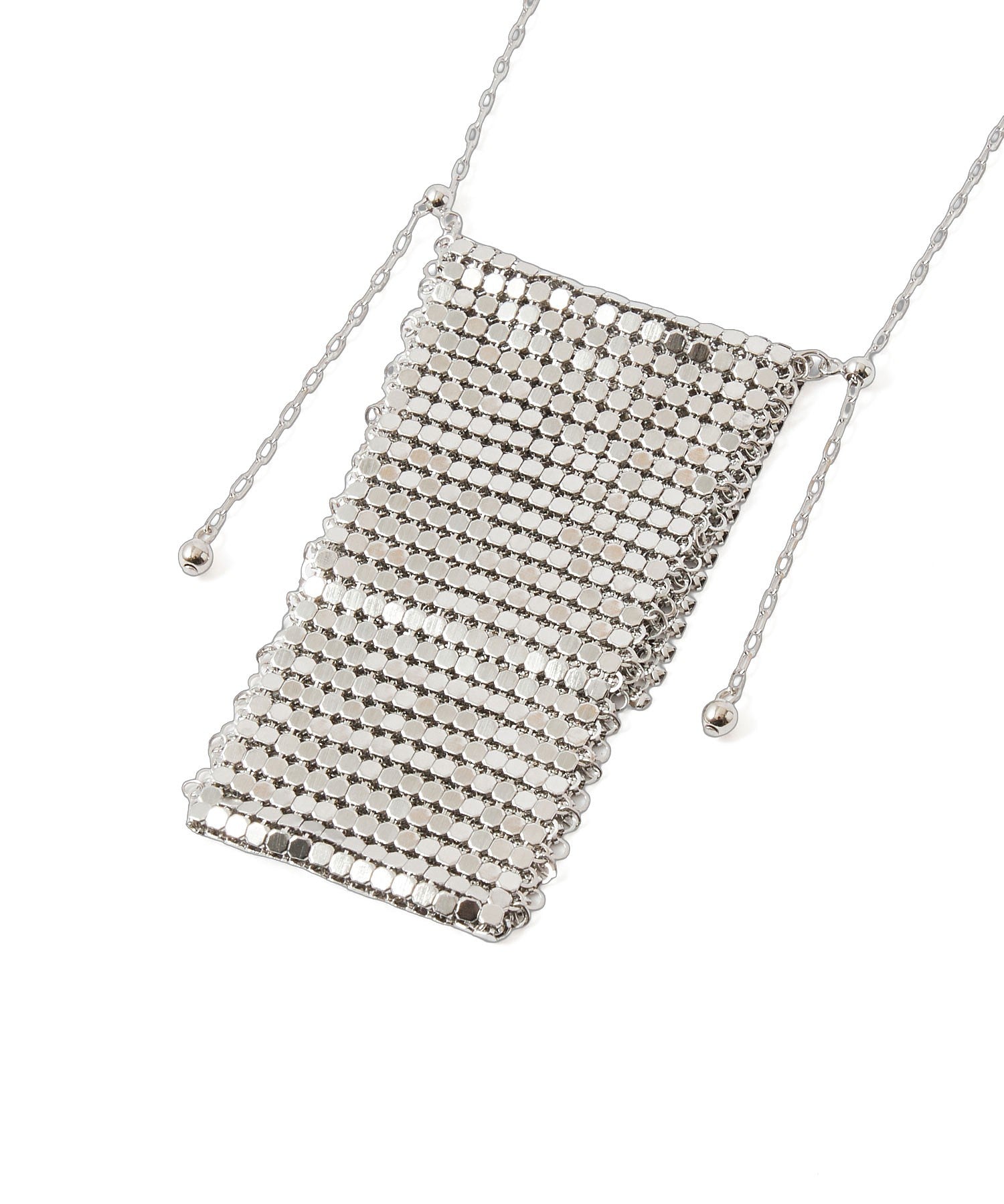 Sea’ds mara/Metal mesh lip case necklace