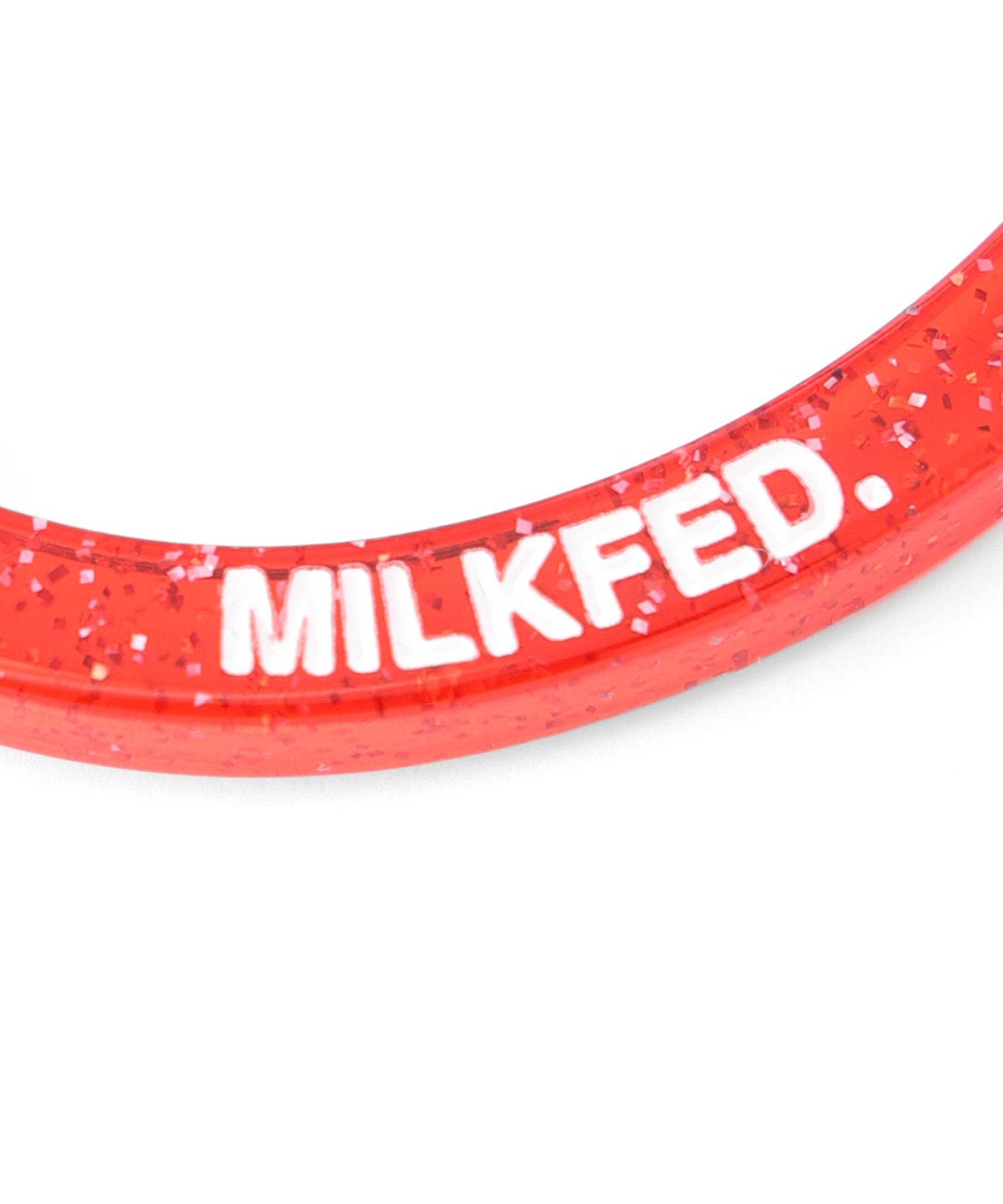 GLITTER APPLE CARABINER RED