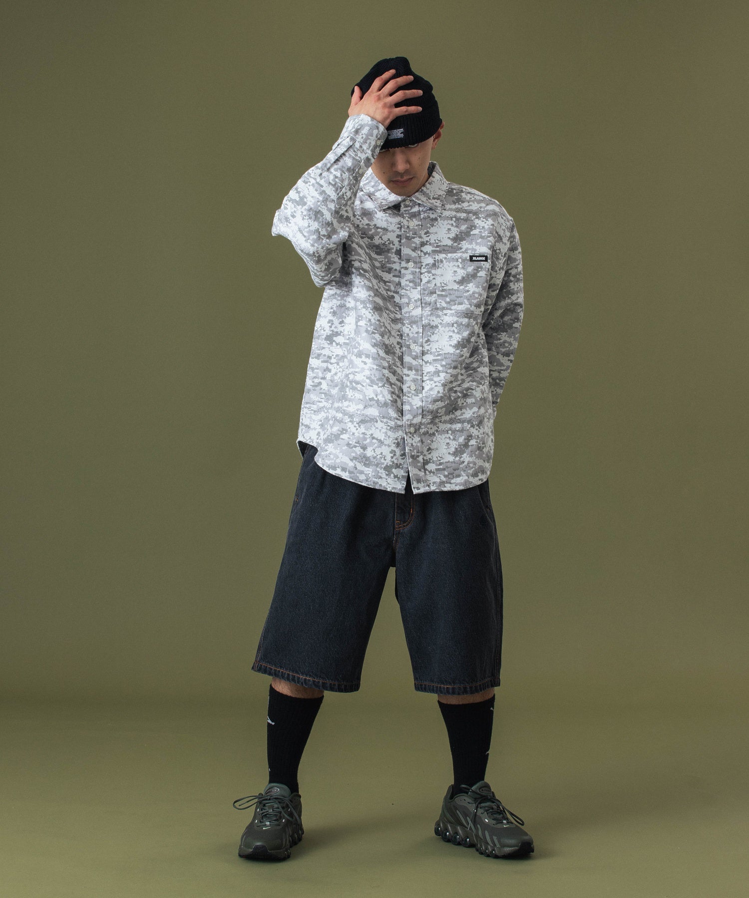 DIGITAL CAMO JACQUARD L/S SHIRTS