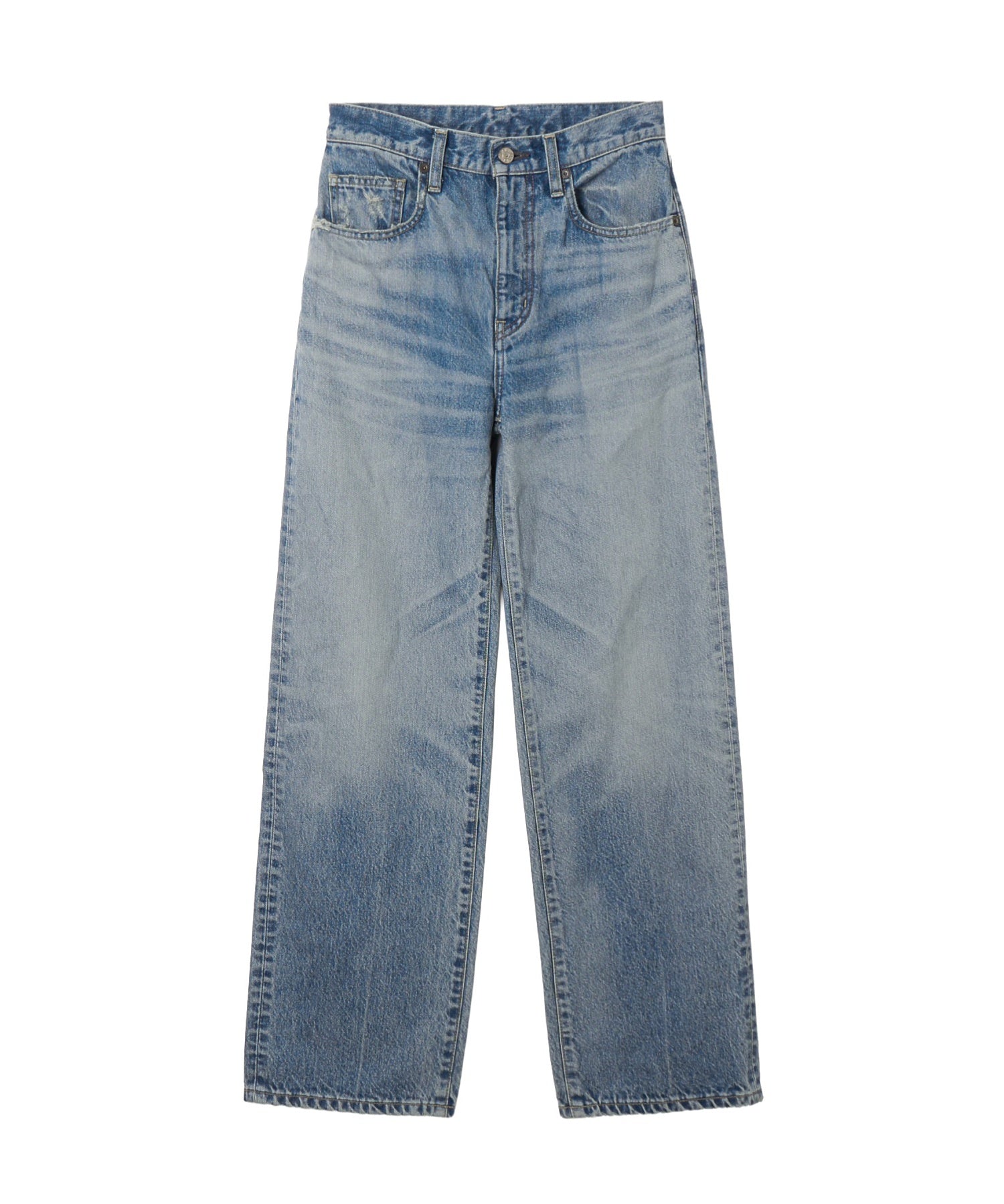 HIGH WAIST STRAIGHT JEANS
