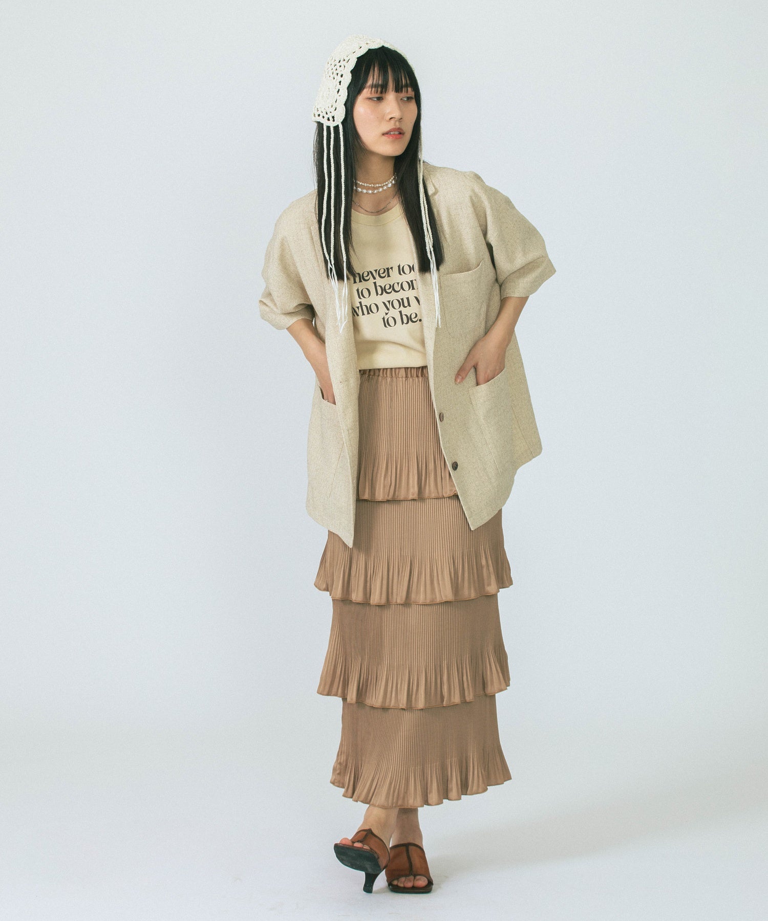 model:167cm 着用サイズ:ONE SIZE