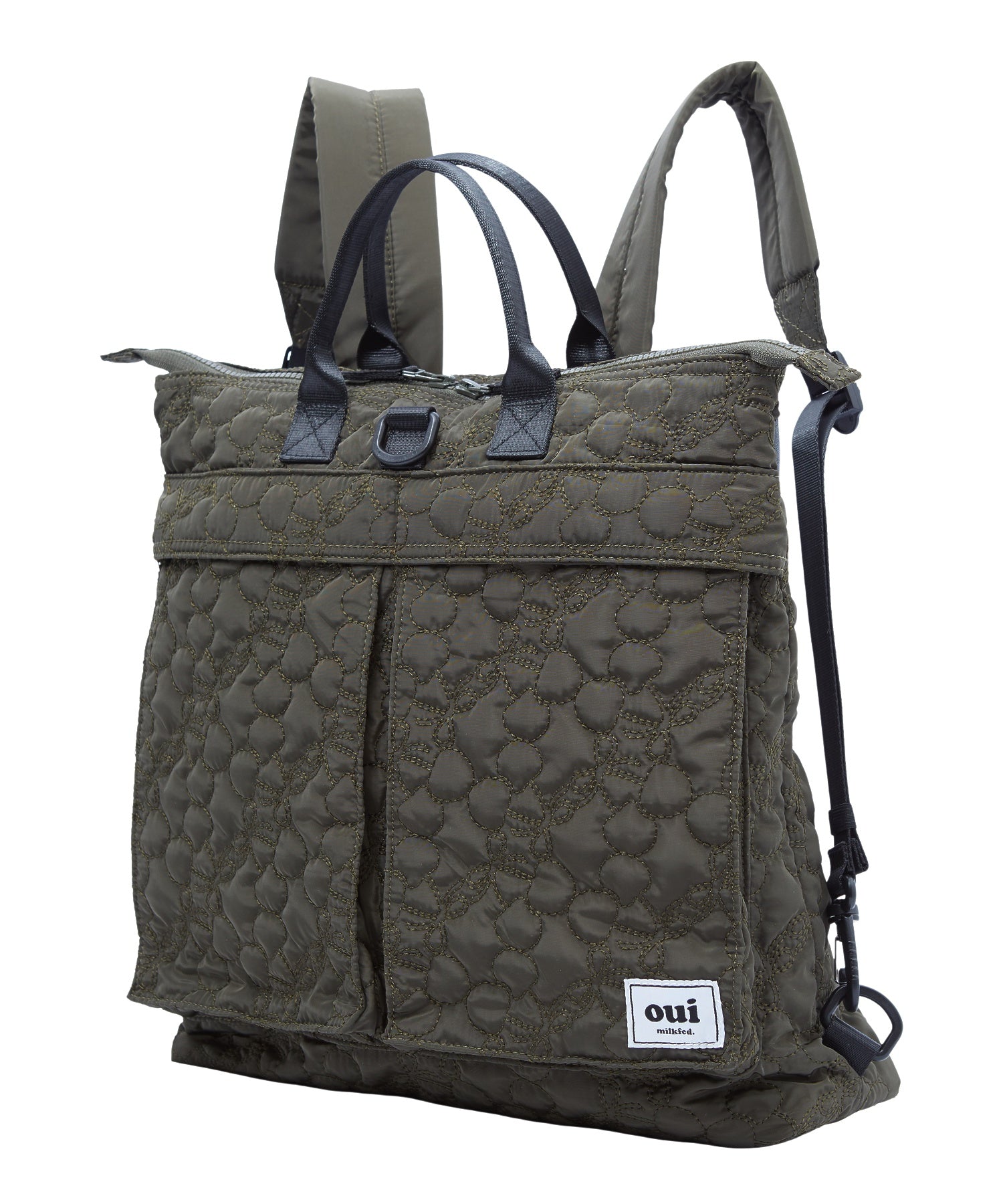 CHERRY QUILTED HELMET BAG
