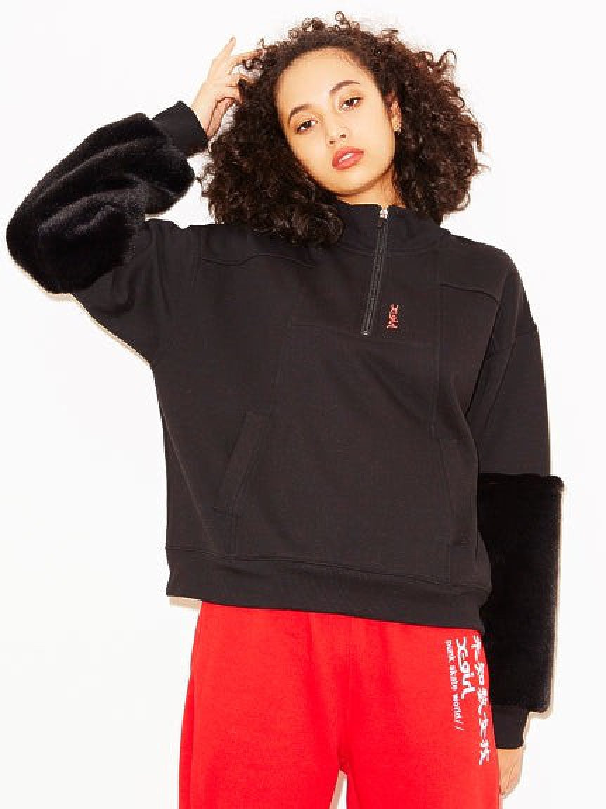 MONSTER SLEEVE ANORAK X-girl