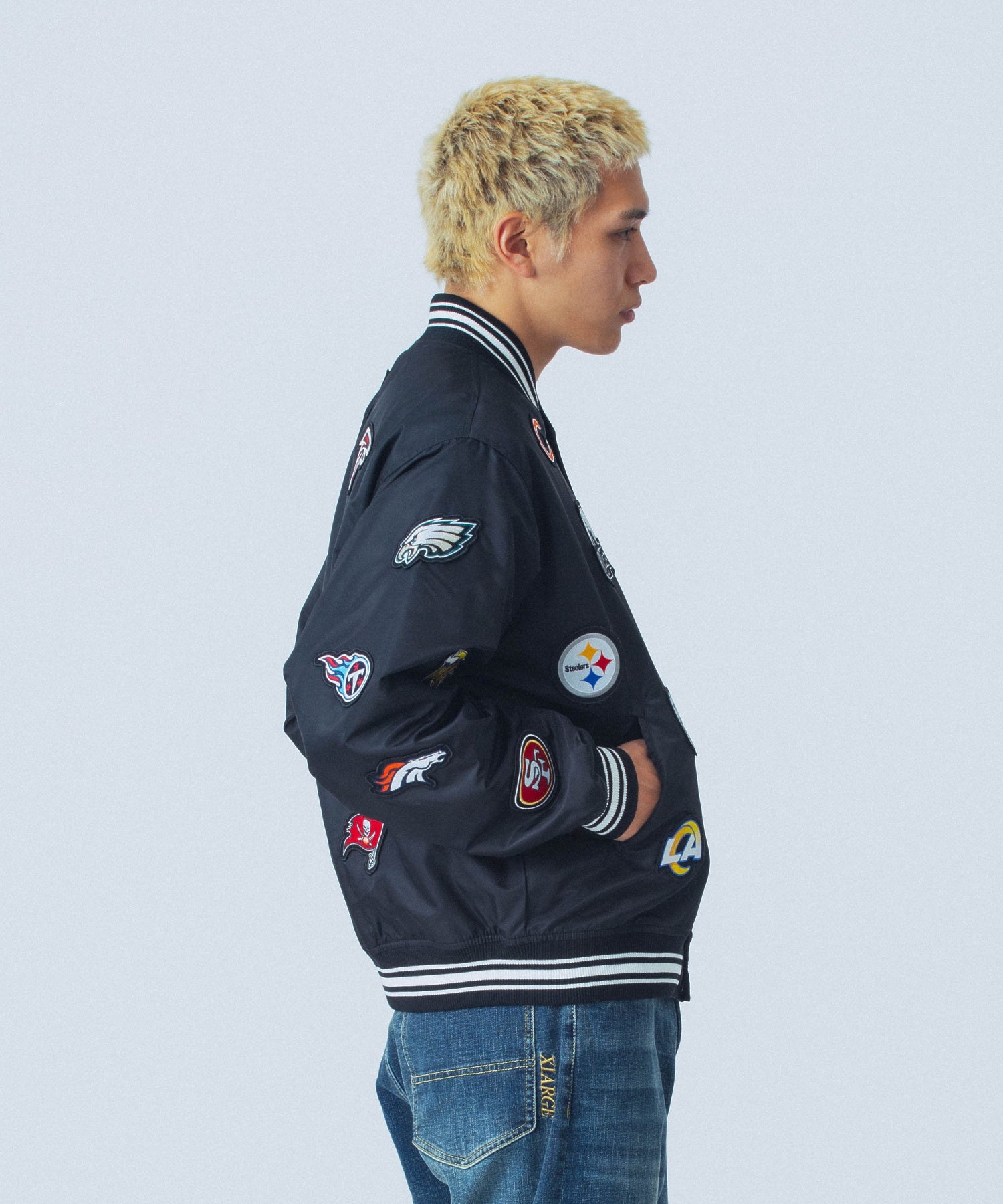 XLARGE×NEW ERA×NFL VARSITY JACKET