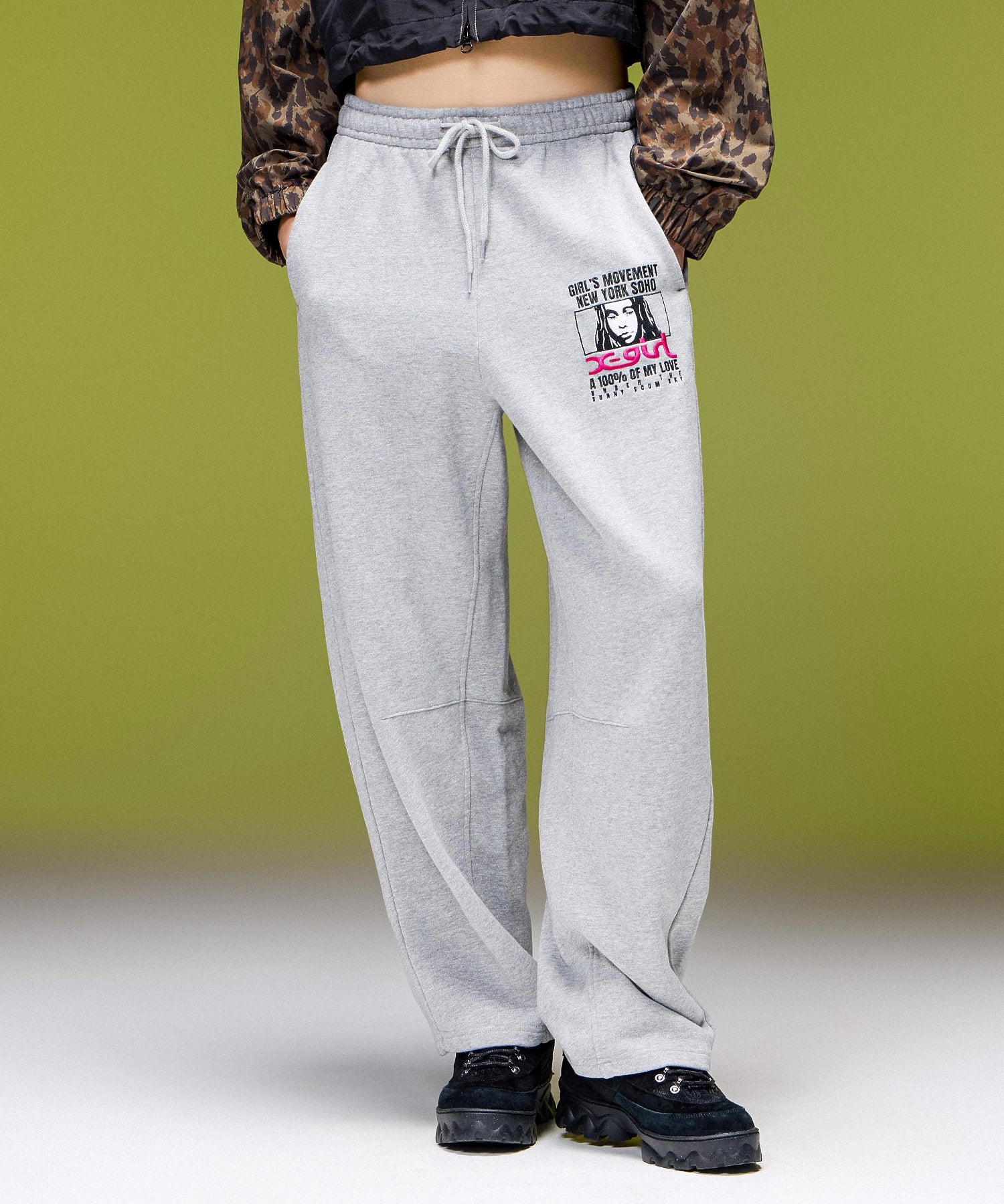 FACE BOX AND MESSAGE SWEATPANTS