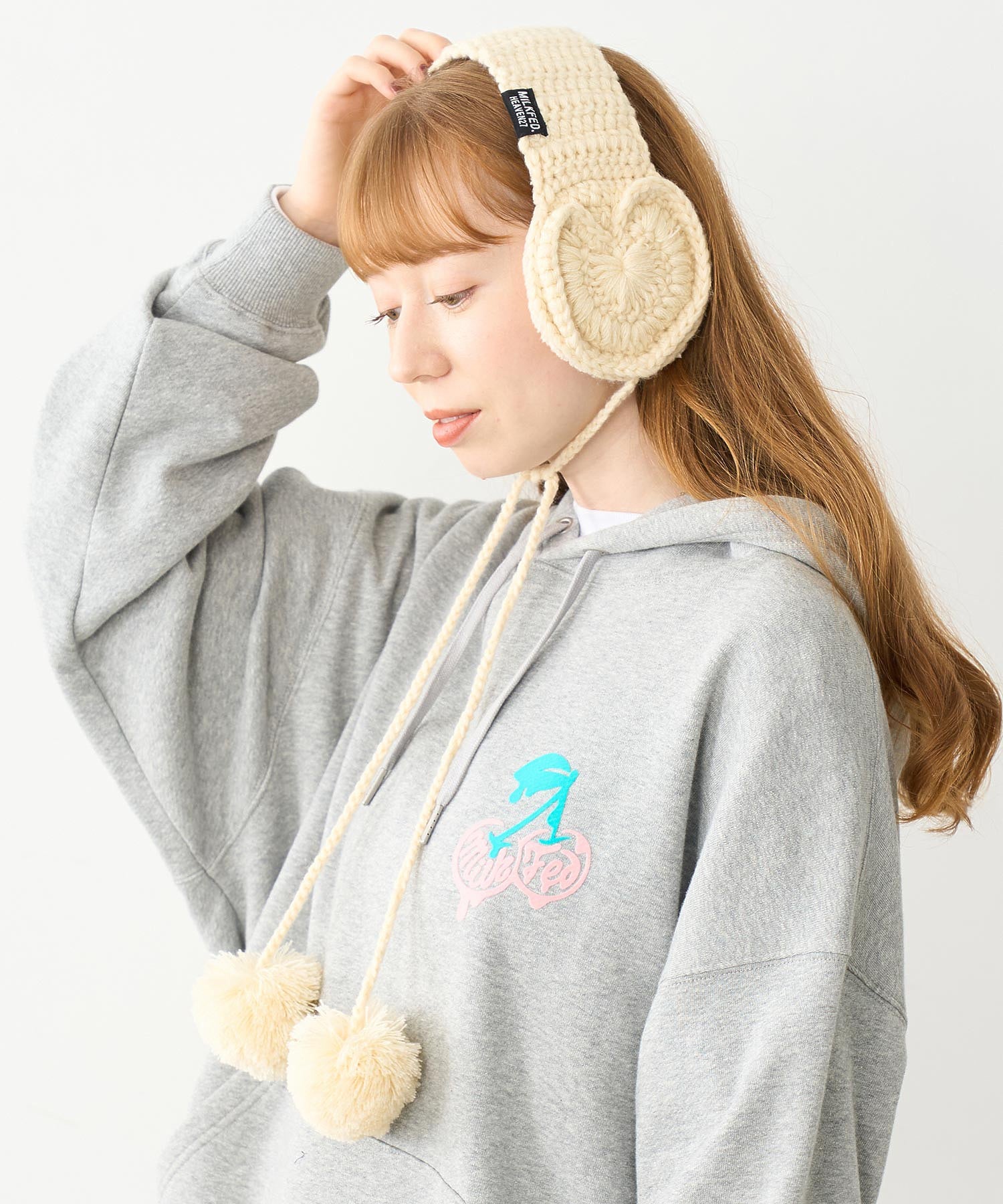 HEART KNIT EARMUFFS