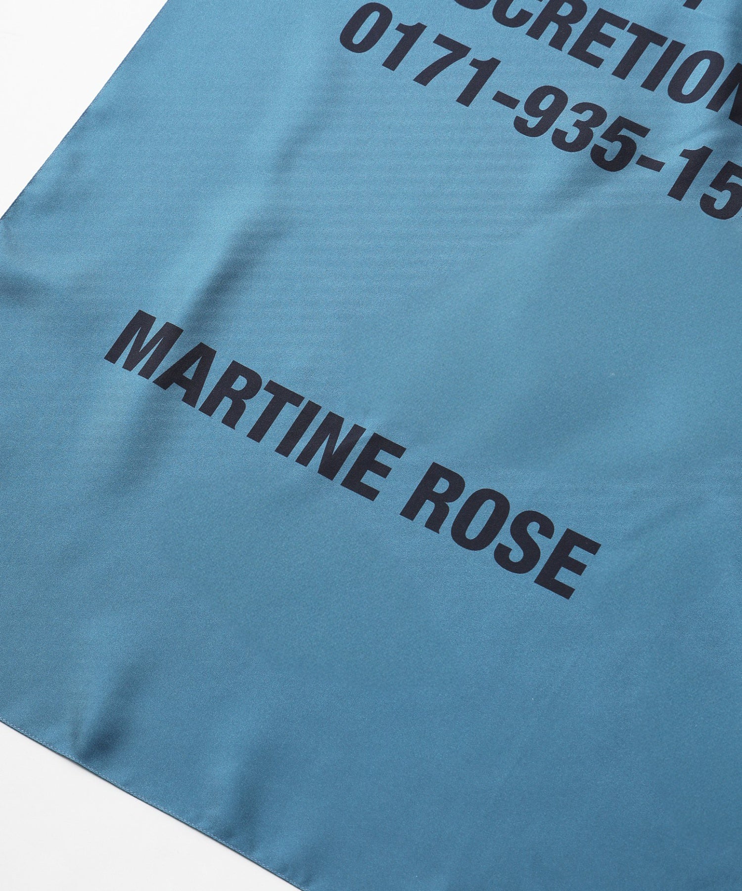 MARTINE ROSE/マーティン ローズ/CLASSIFIED SCARF 1230WF08