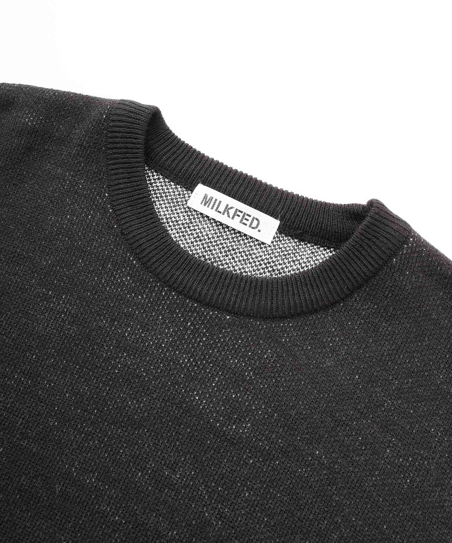 JACQUARD LOGO KNIT TOP MILKFED.