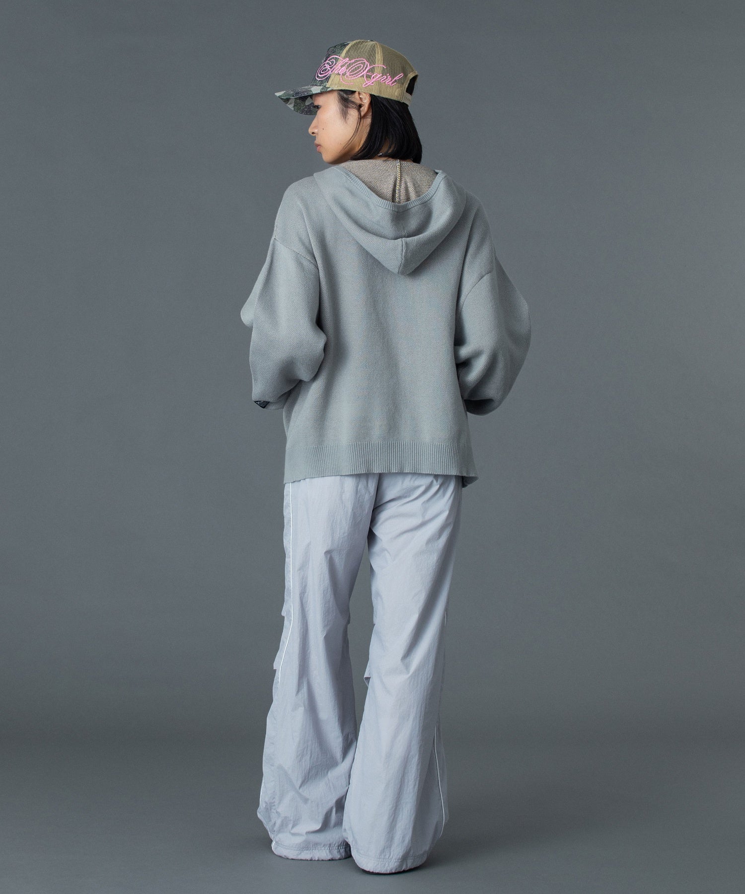 FACE LABEL TRACK PANTS