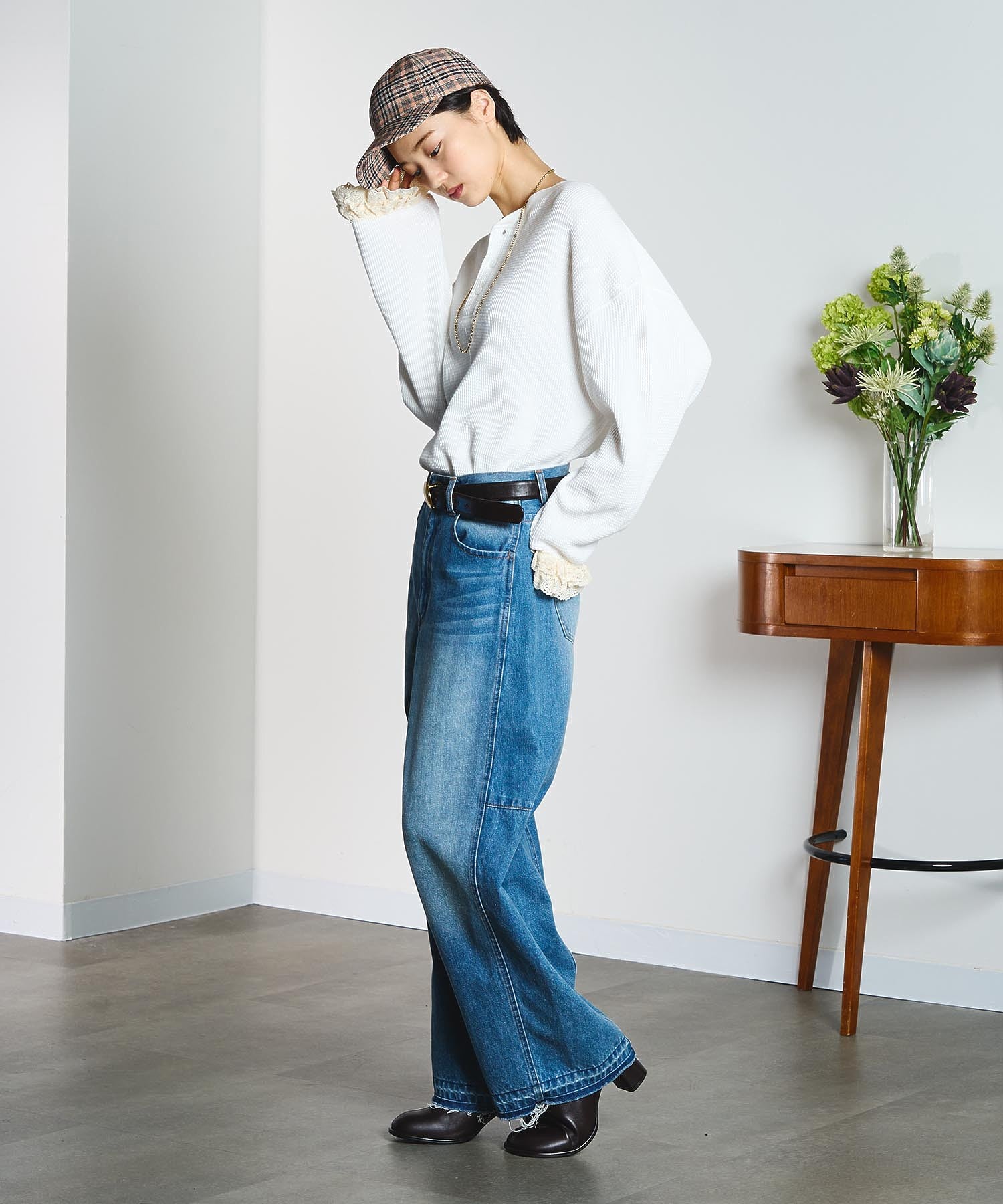 REMME/LEATHER SHORT BOOTS