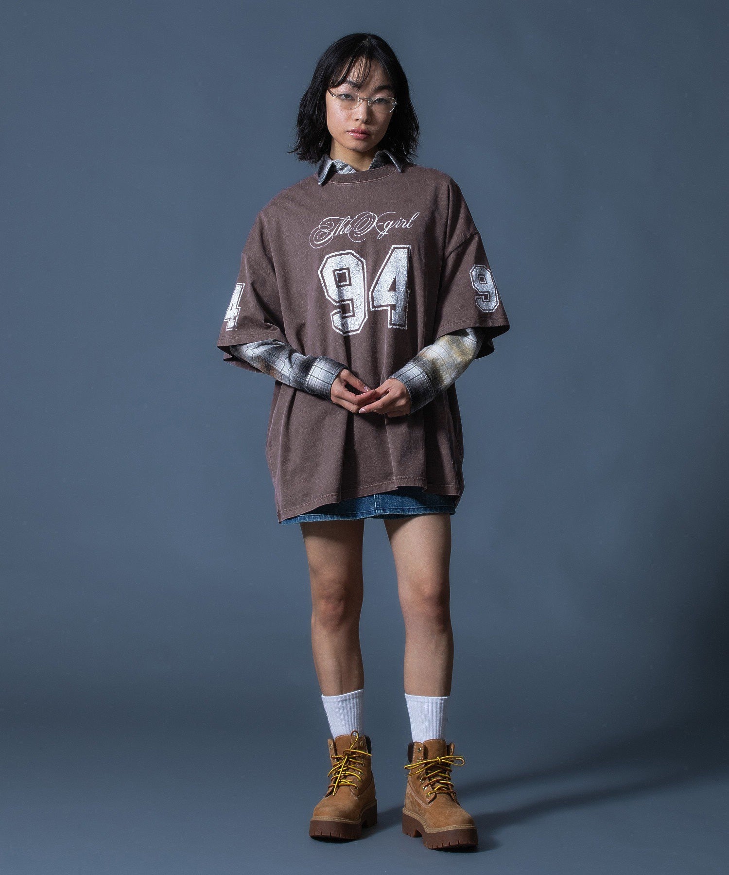 FADED NUMBER S/S BIG TEE DRESS