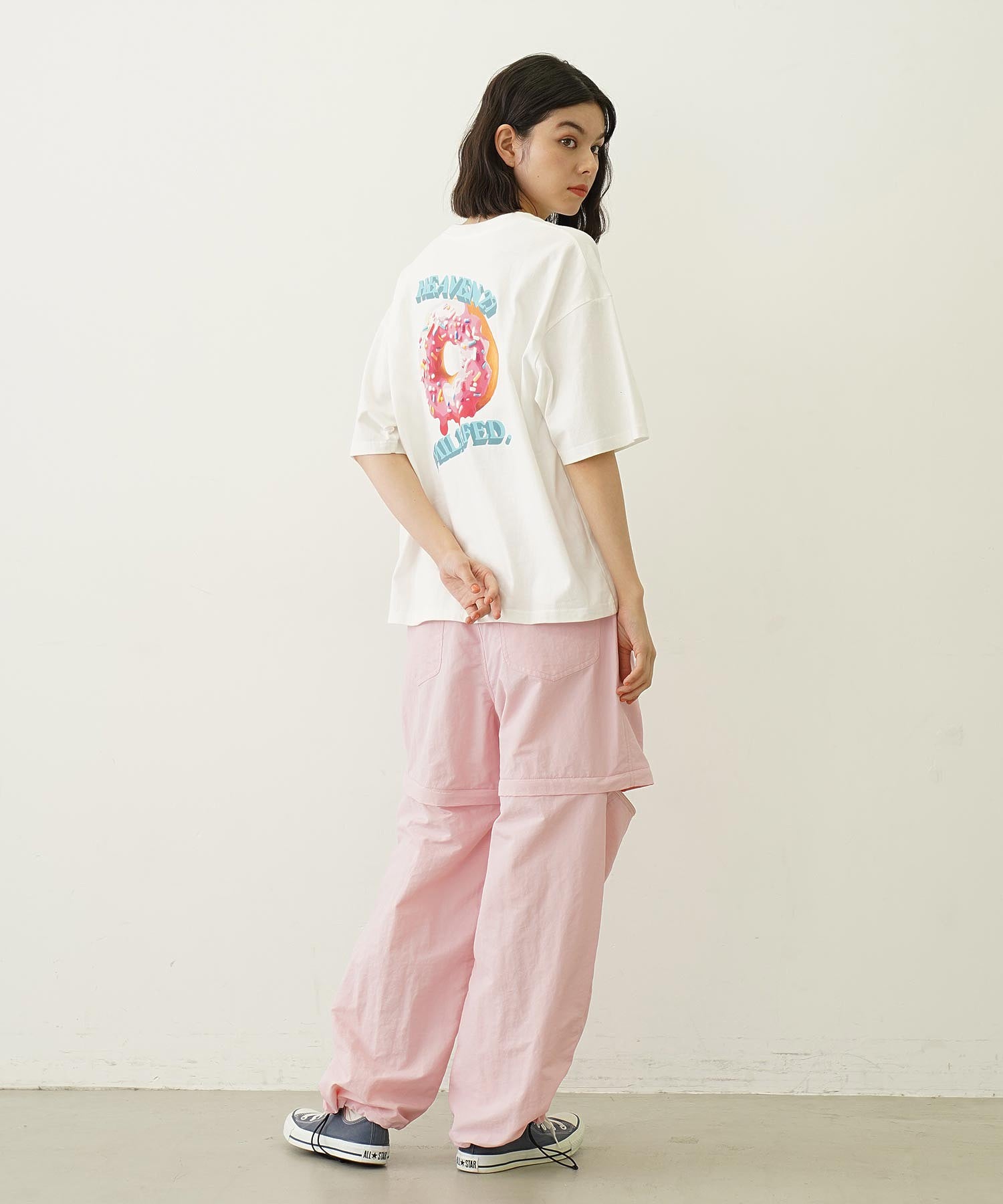 DONUT AND LOGO WIDE S/S TEE