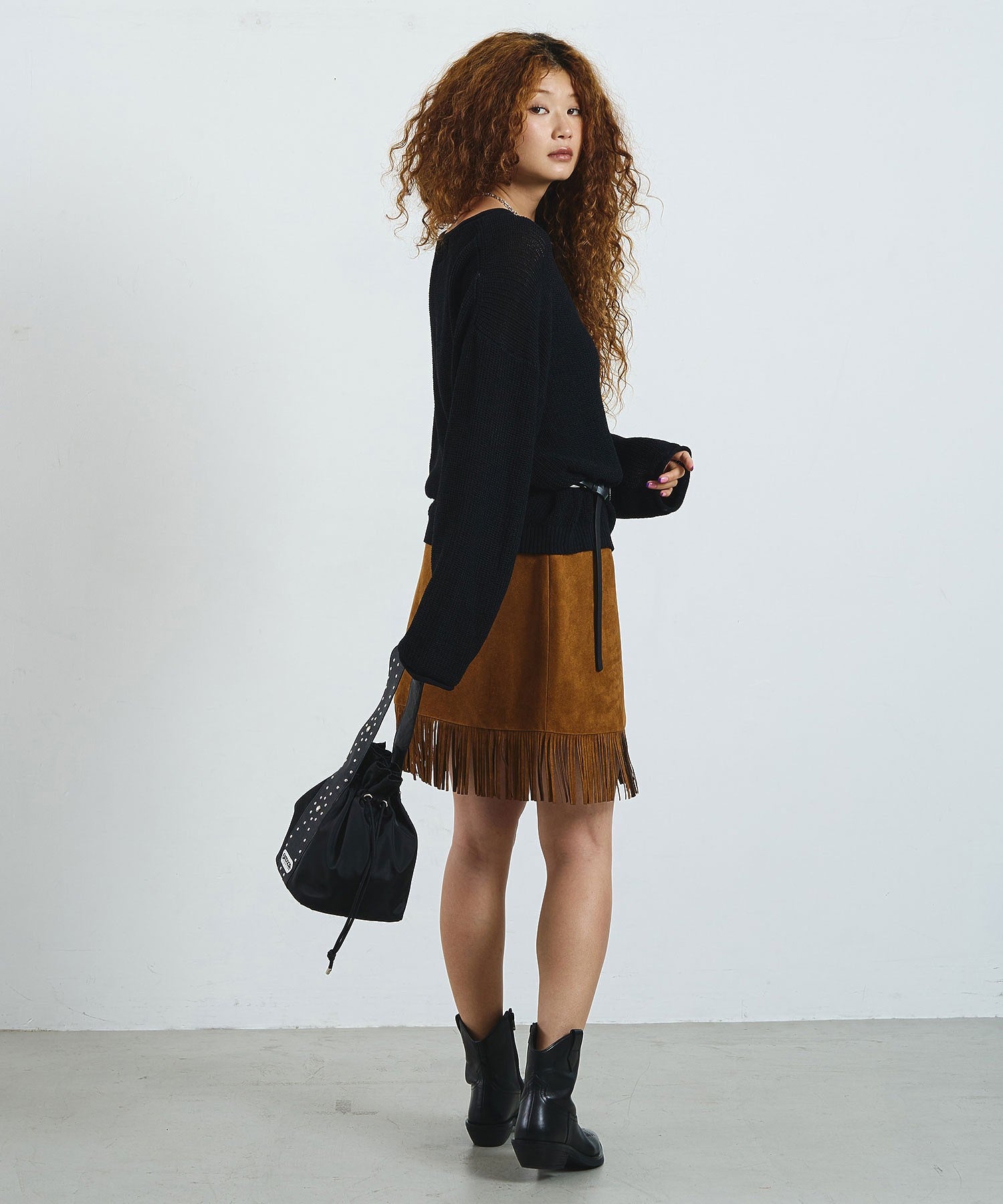 【ROSE BUD別注】OUTDOOR/STUDS BELT BAG
