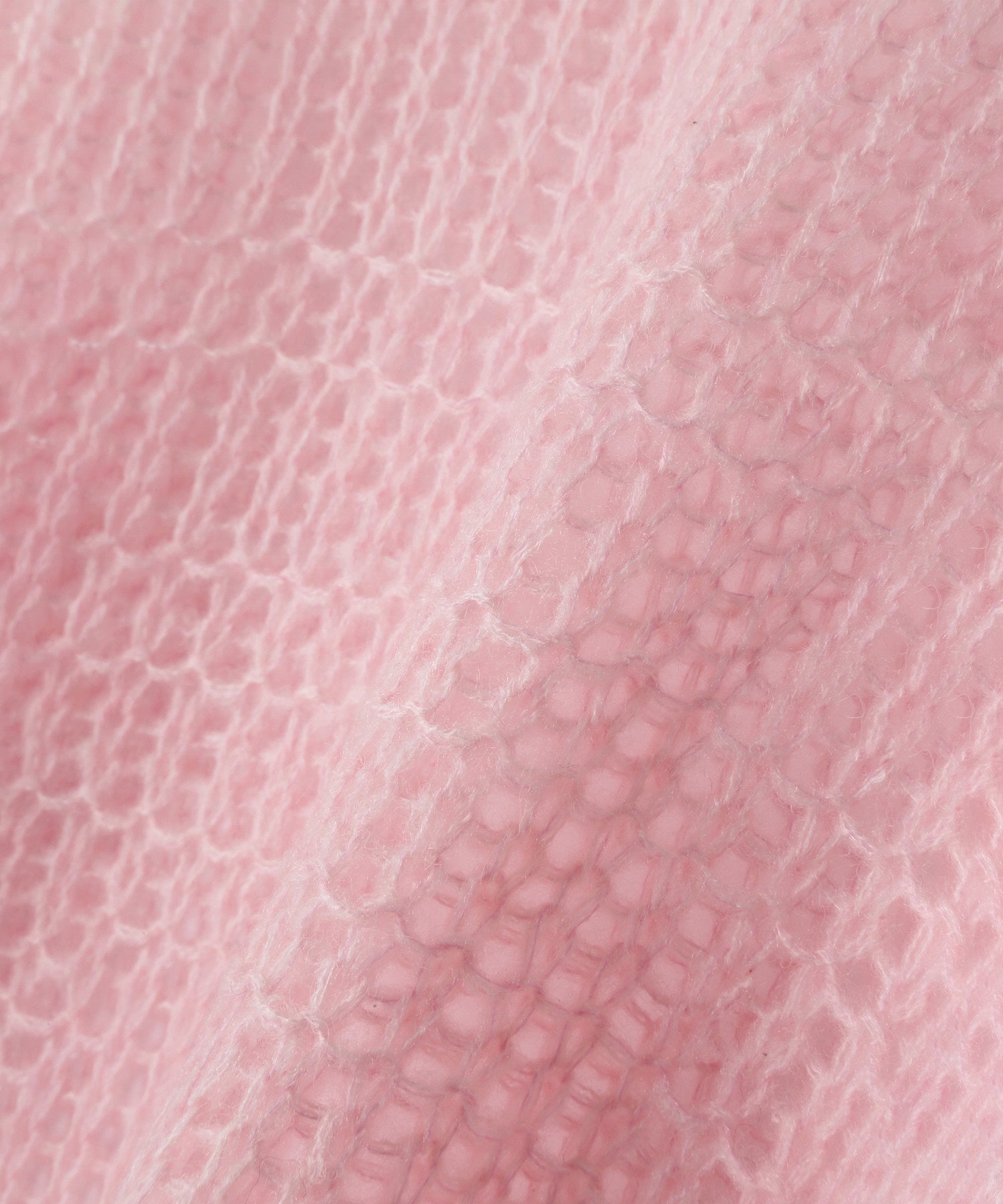 クロップドシアーニット