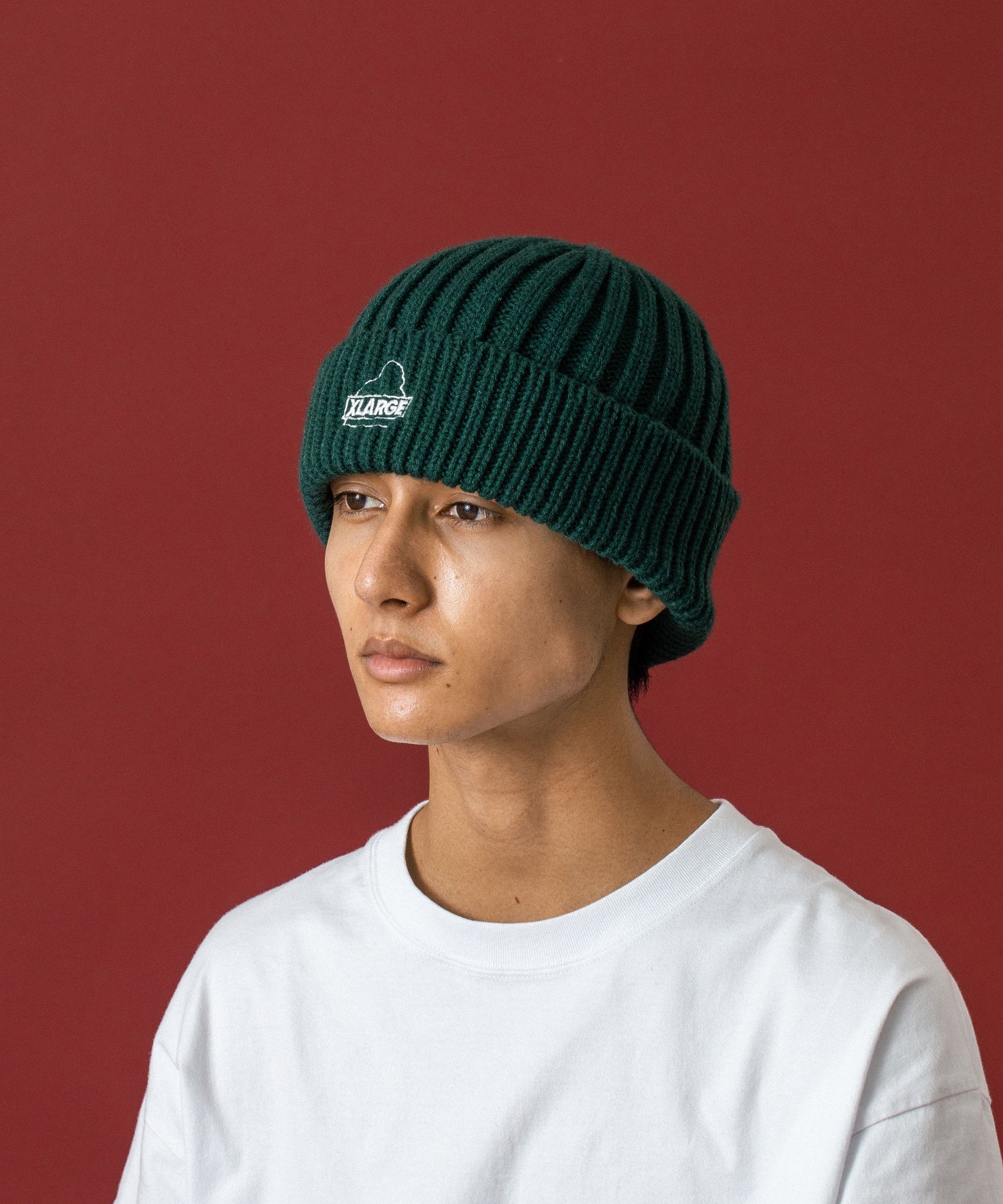 SLANTED OG RIB KNIT CAP