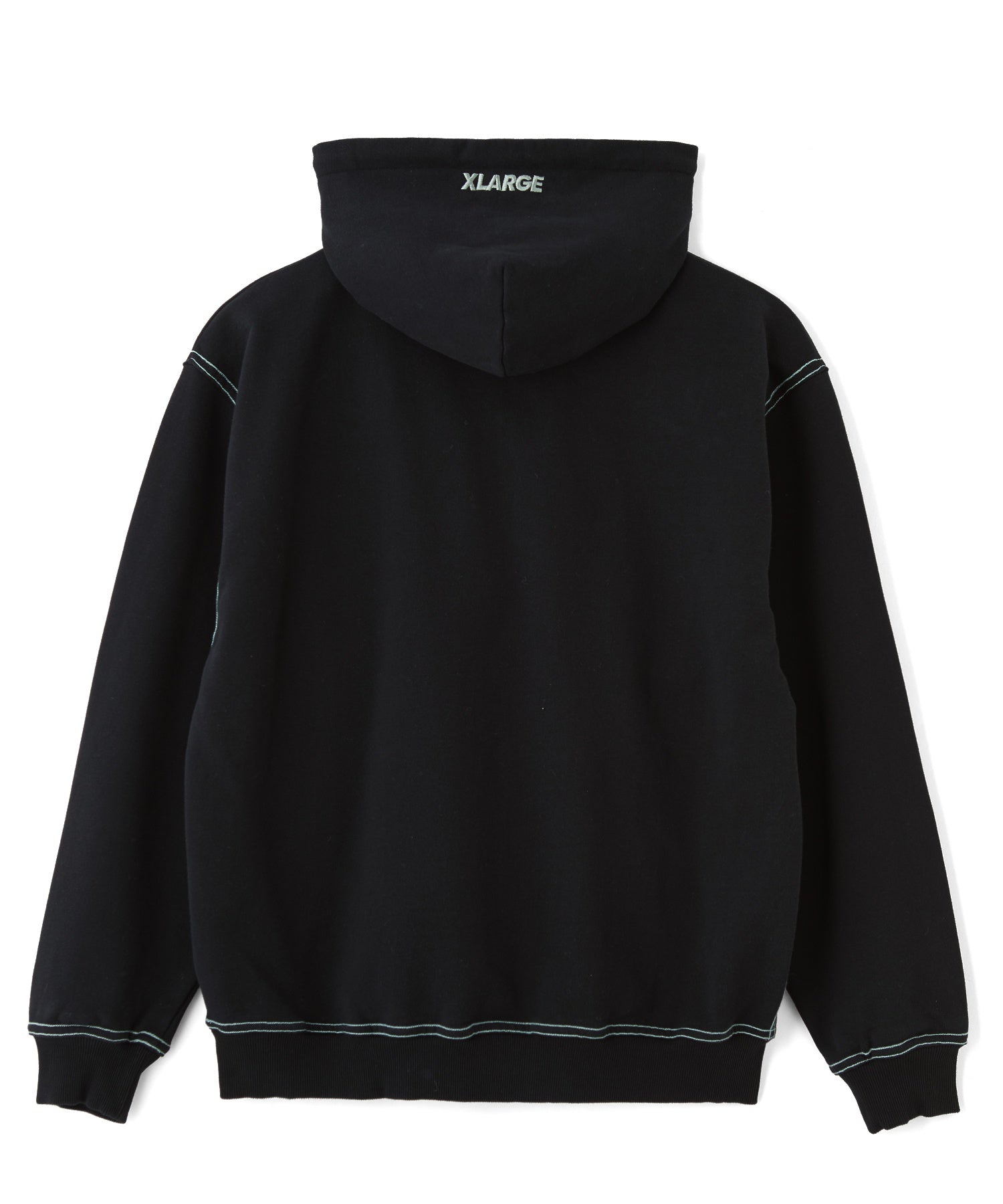 CONTRAST STITCH HOODED SWEATSHIRT