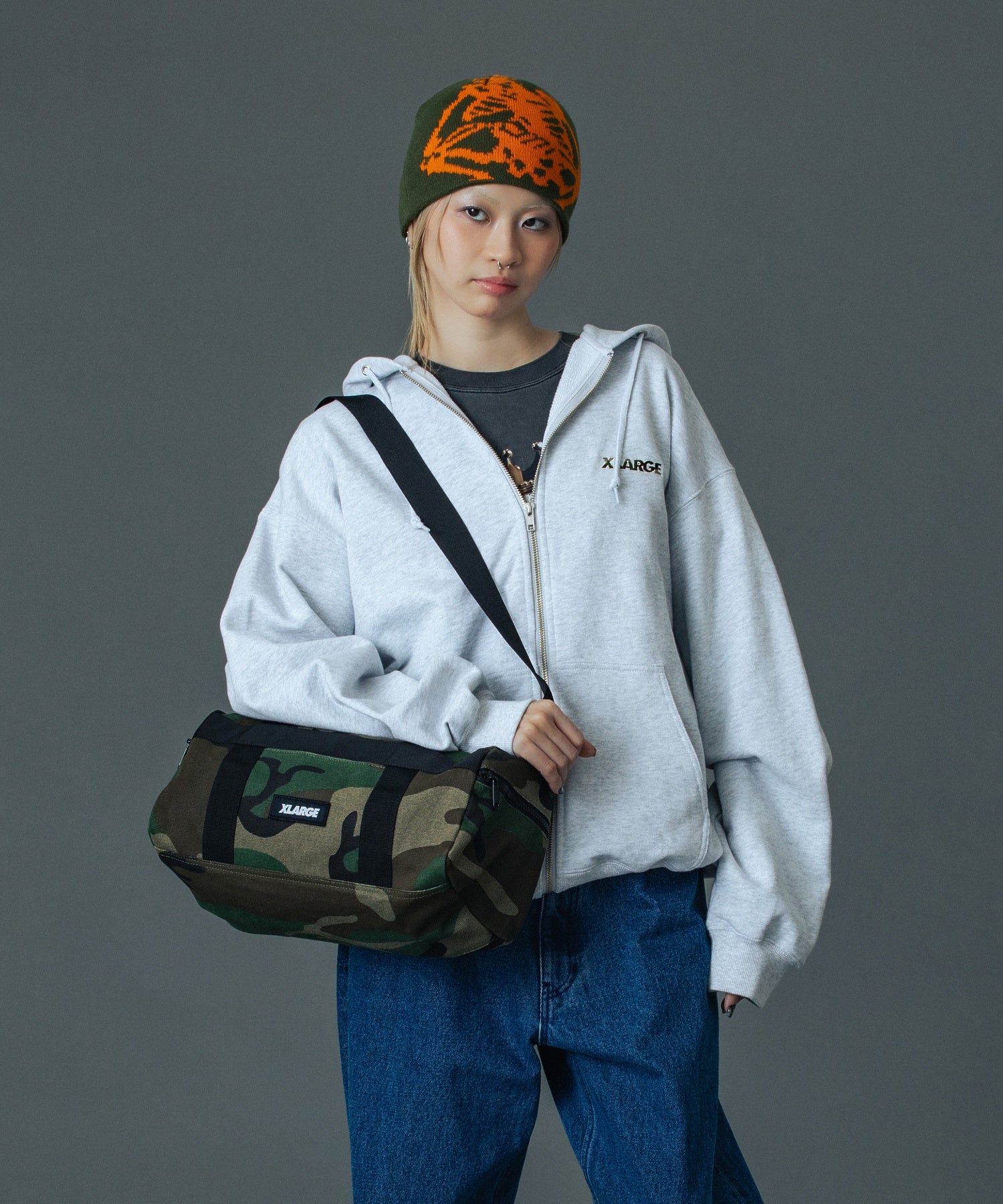 MODEL 身長167cm / 着用サイズ：ONE SIZE