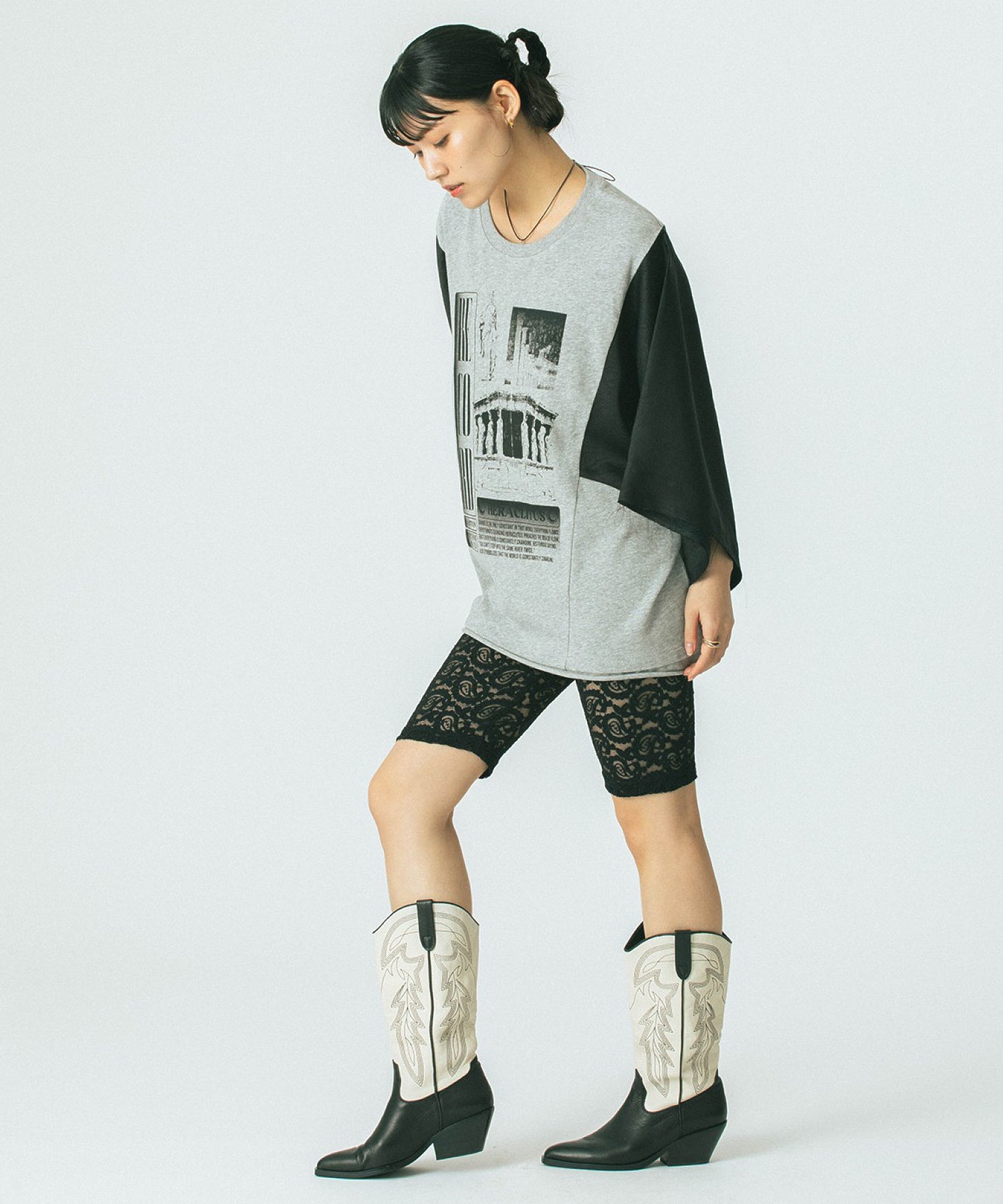 OKIRAKU×ROSEBUD/SATIN SLEEVE CUTSAW – calif（カリフ）公式サイト