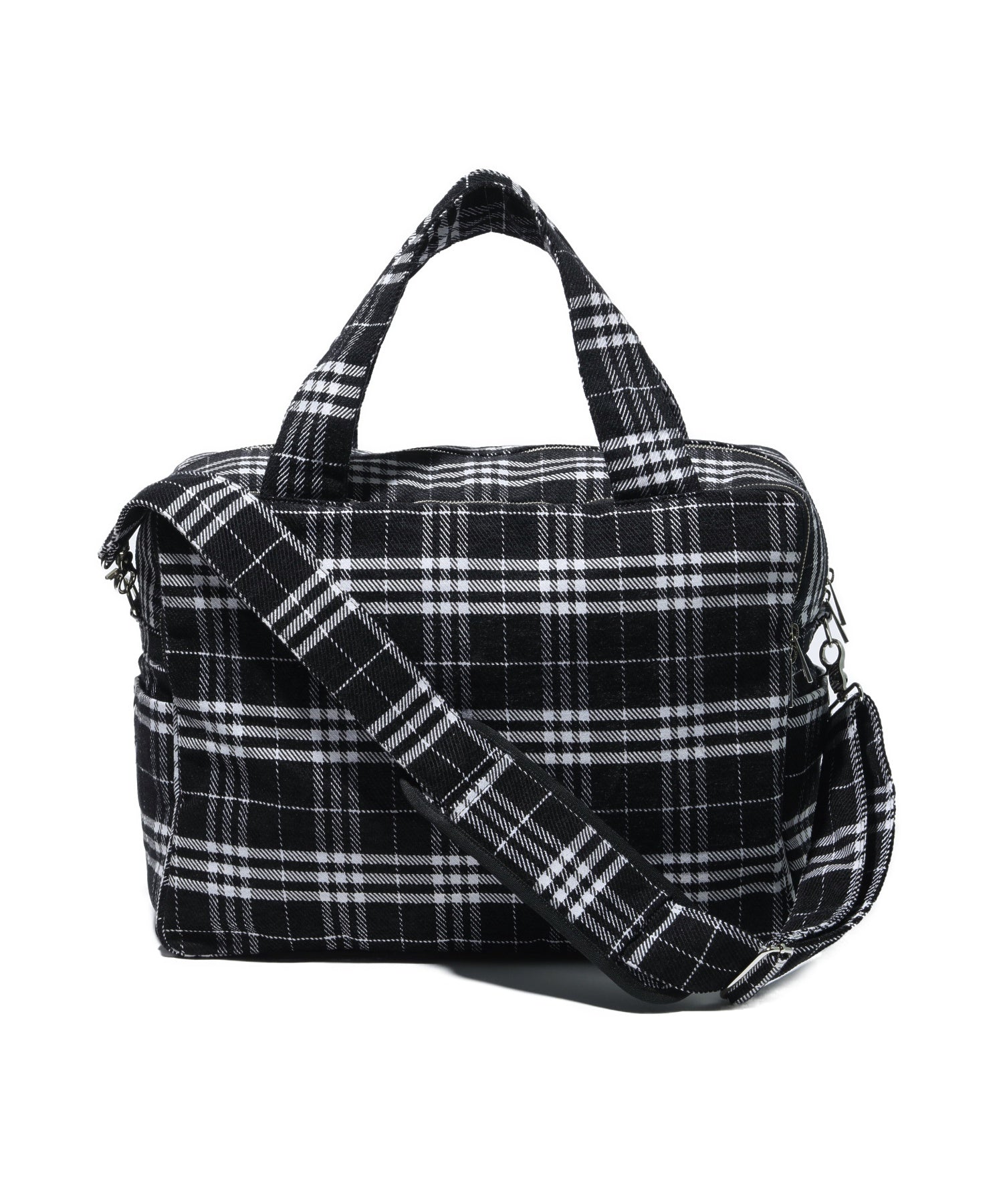 PLAID TOTE BAG