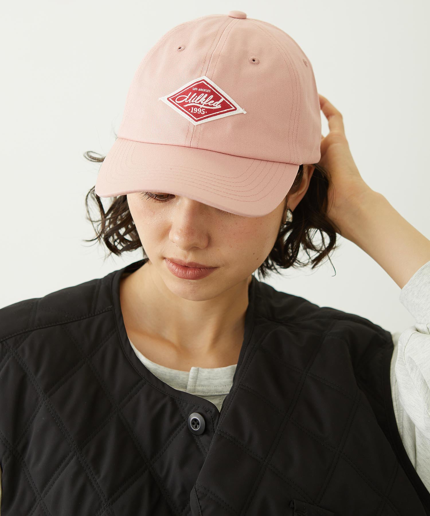LABEL TWILL CAP
