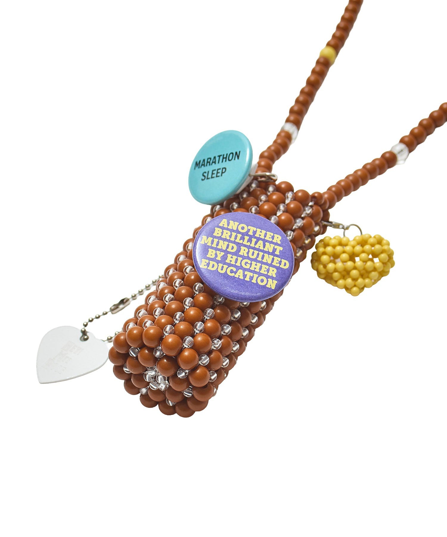HEY Mrs ROSE/BEADS LIP NECKLACE