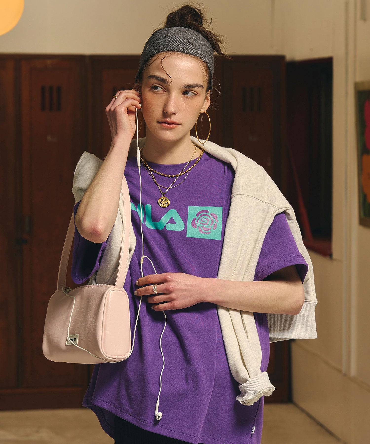 FILAⅹROSEBUD FILA ROSE T-SHIRTS