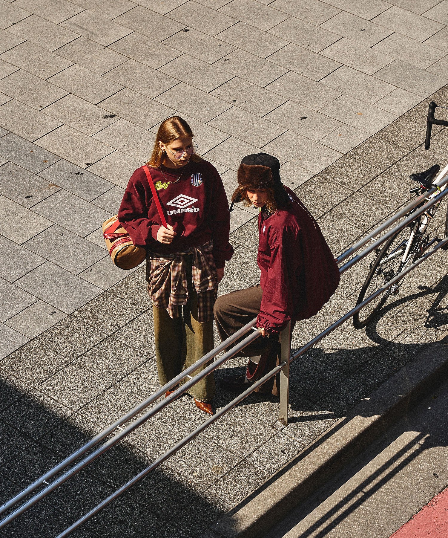 UMBRO×ROSE BUD/DOUBLE DIAMOND SWEATSHIRT