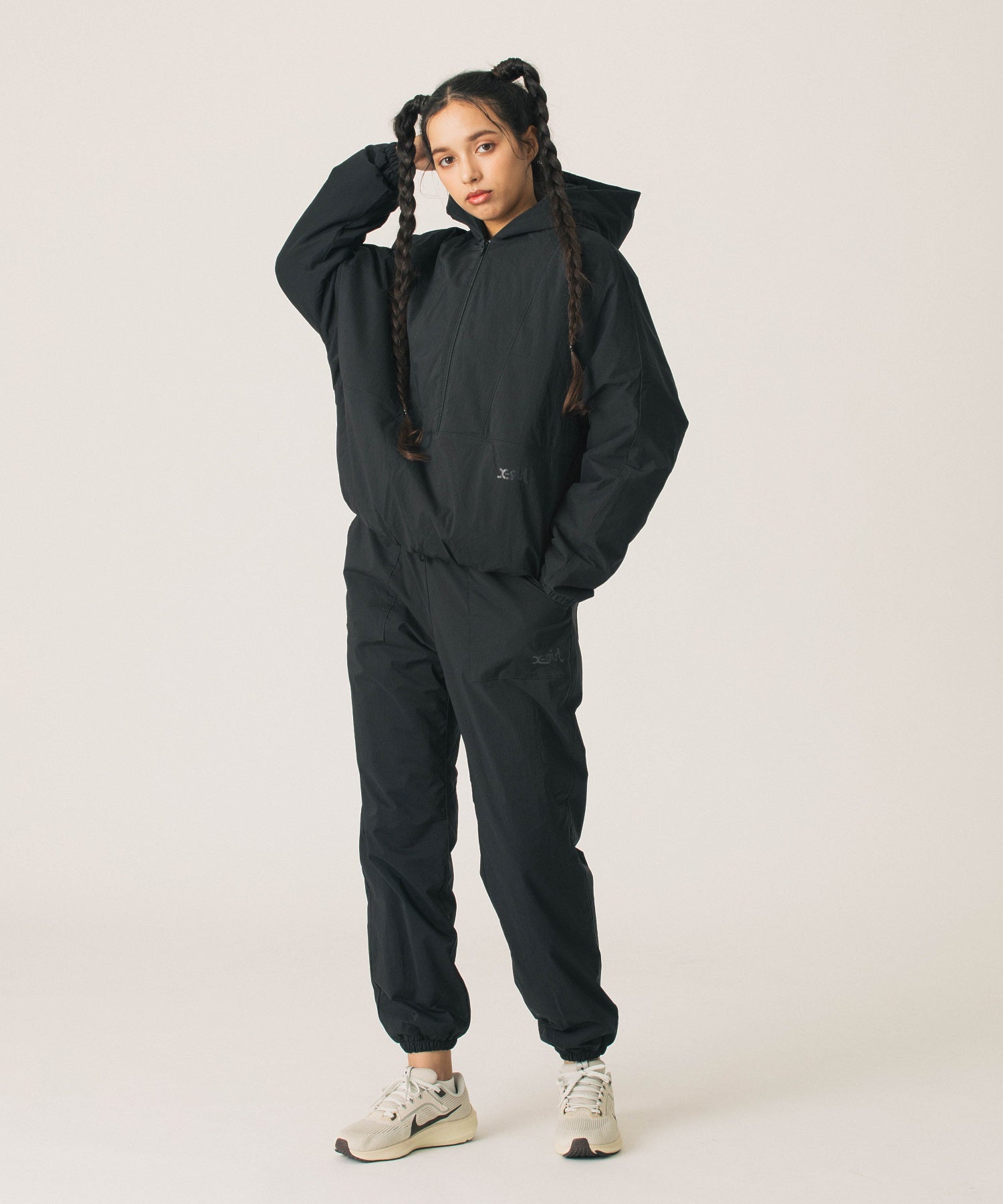 STRETCH PUFFER PULLOVER JACKET