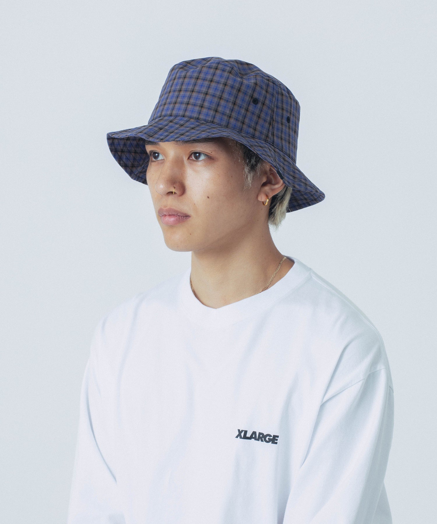 PLAID BUCKET HAT