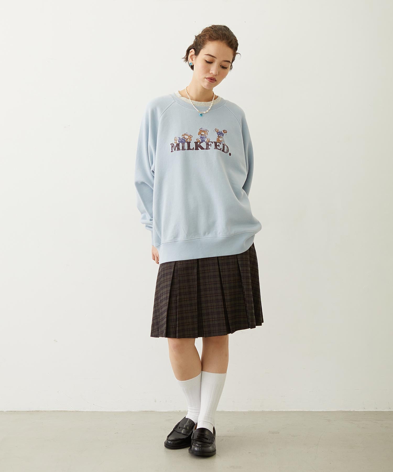 M.FEDDY DOUBLE COLLAR SWEAT TOP