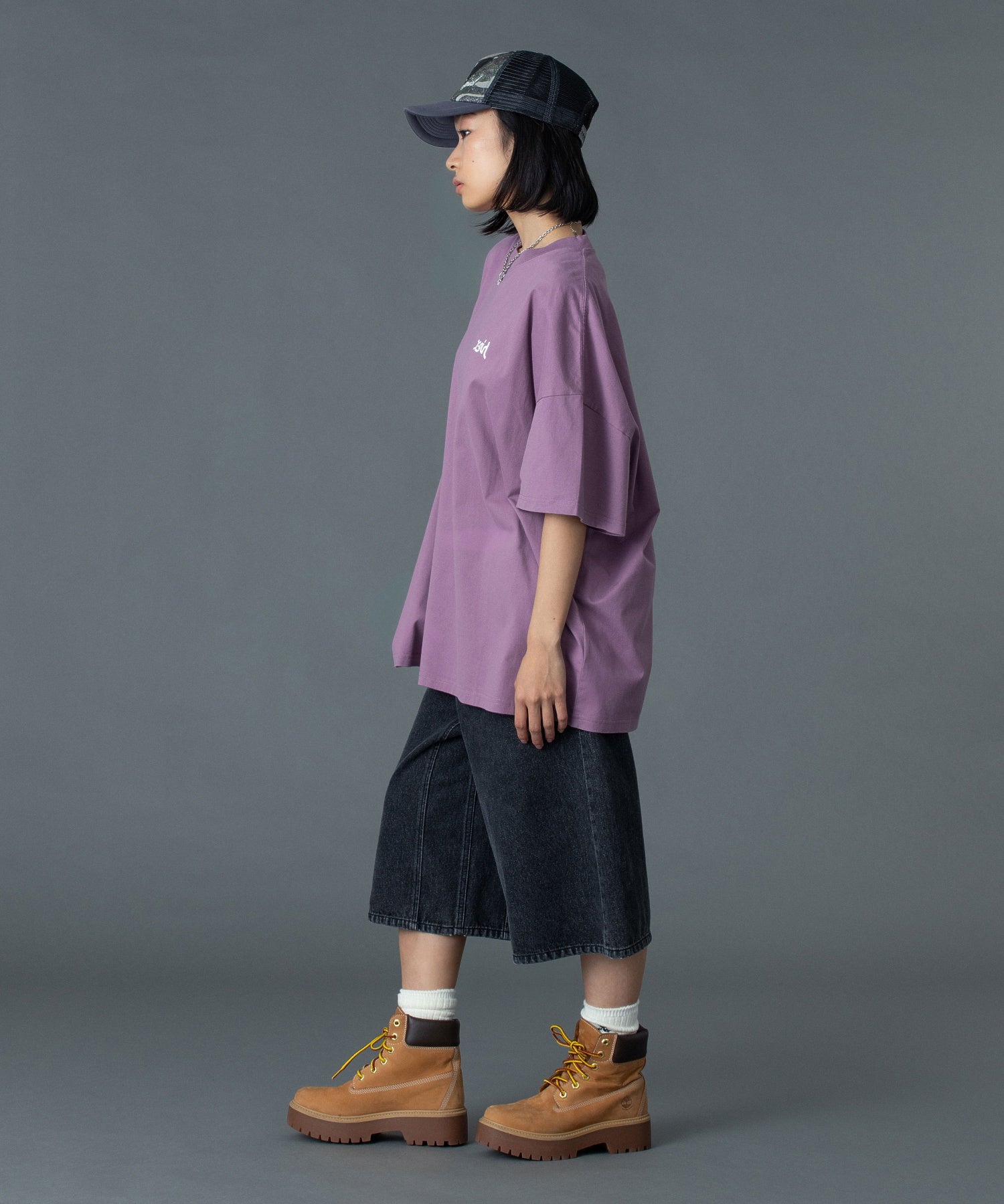 LEOPARD BOX LOGO S/S BIG TEE DRESS