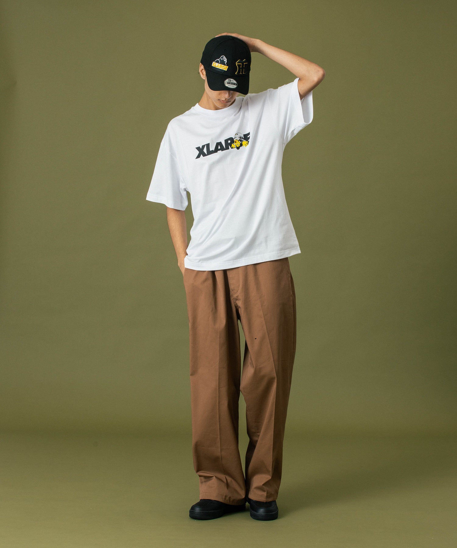 XLARGE×HANSHIN TIGERS×NEW ERA MIX LOGO CAP