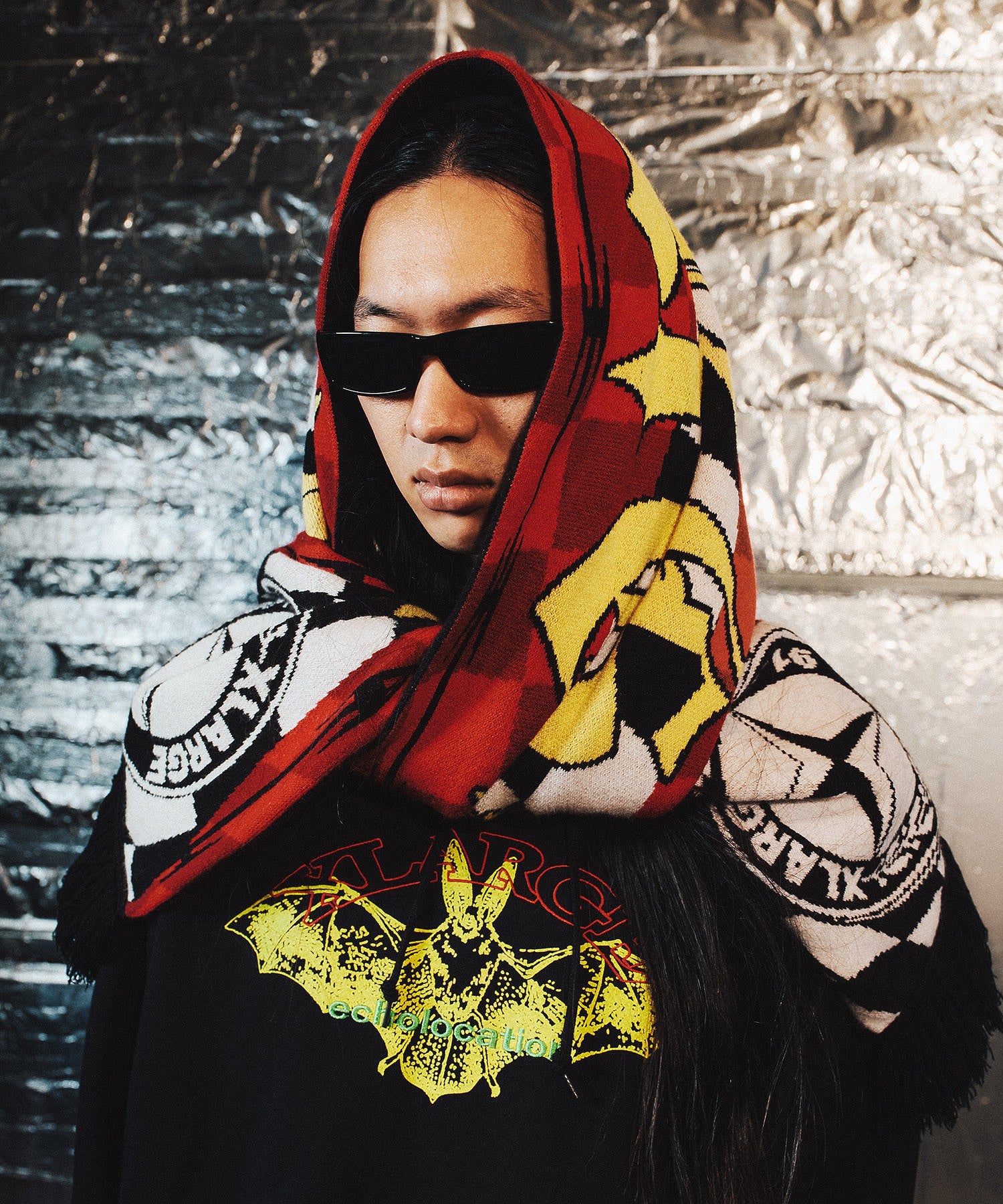 XLARGE JACQUARD SCARF