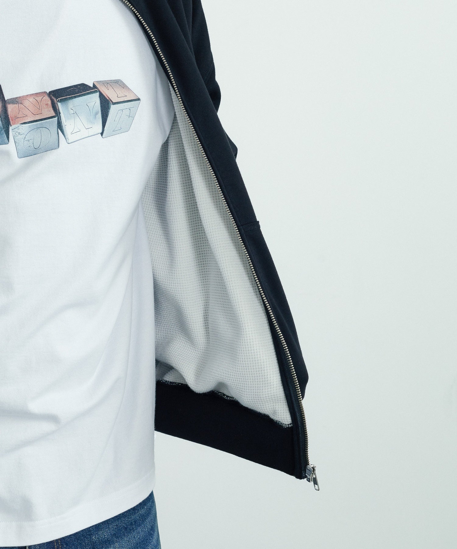 DOUBLE LAYERED SWEAT TOP