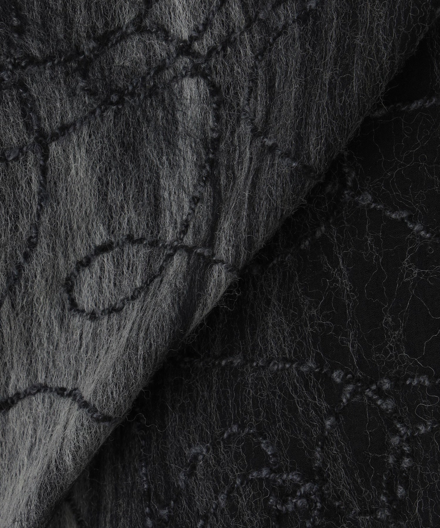 PAS UNE MARQUE/パ・ズュヌ・マルク/Marbled Cloth Long Sleeve Shirt PAS-578