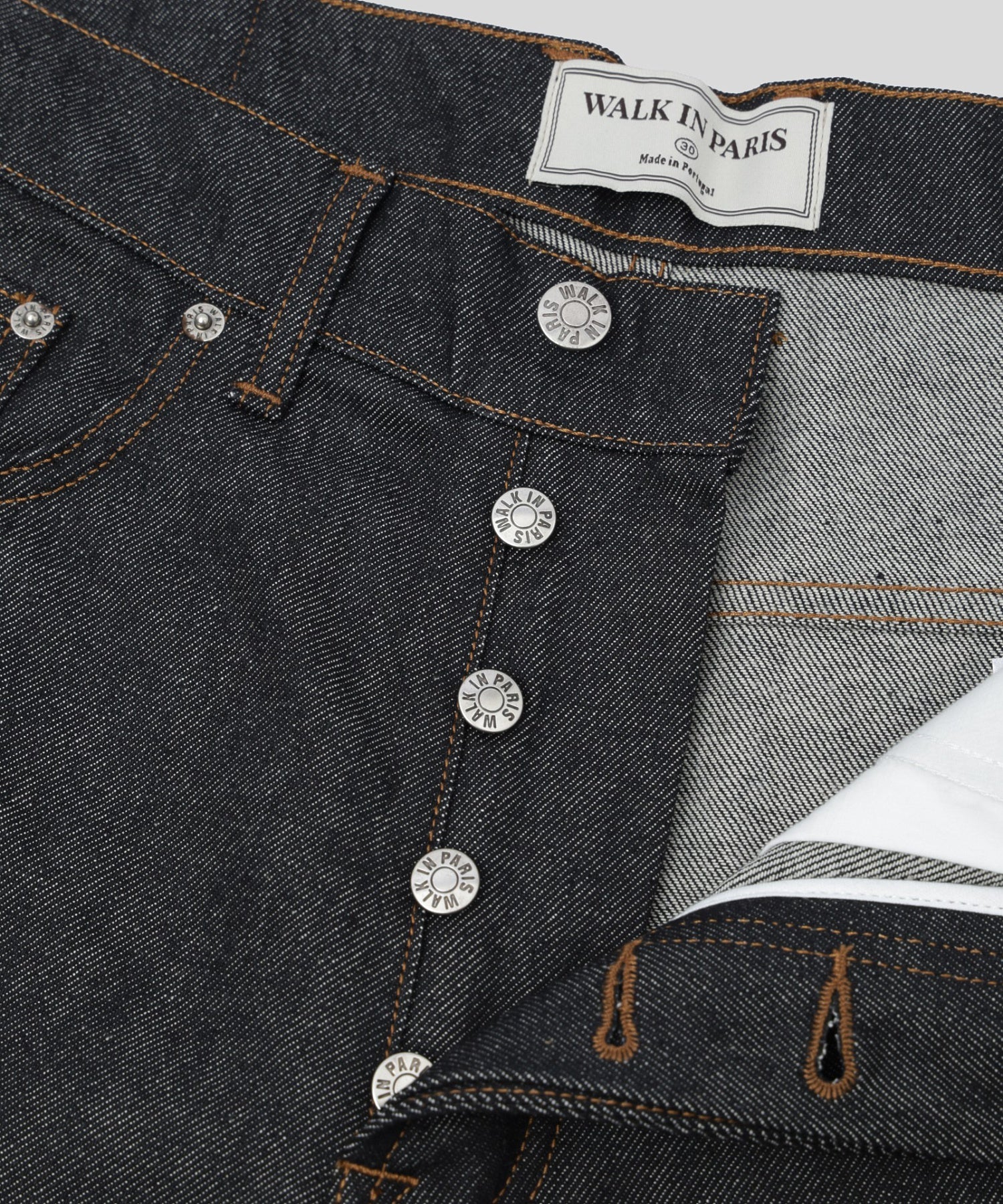 WALK IN PARIS/ウォーキンパリス/Raw denim baggy shorts