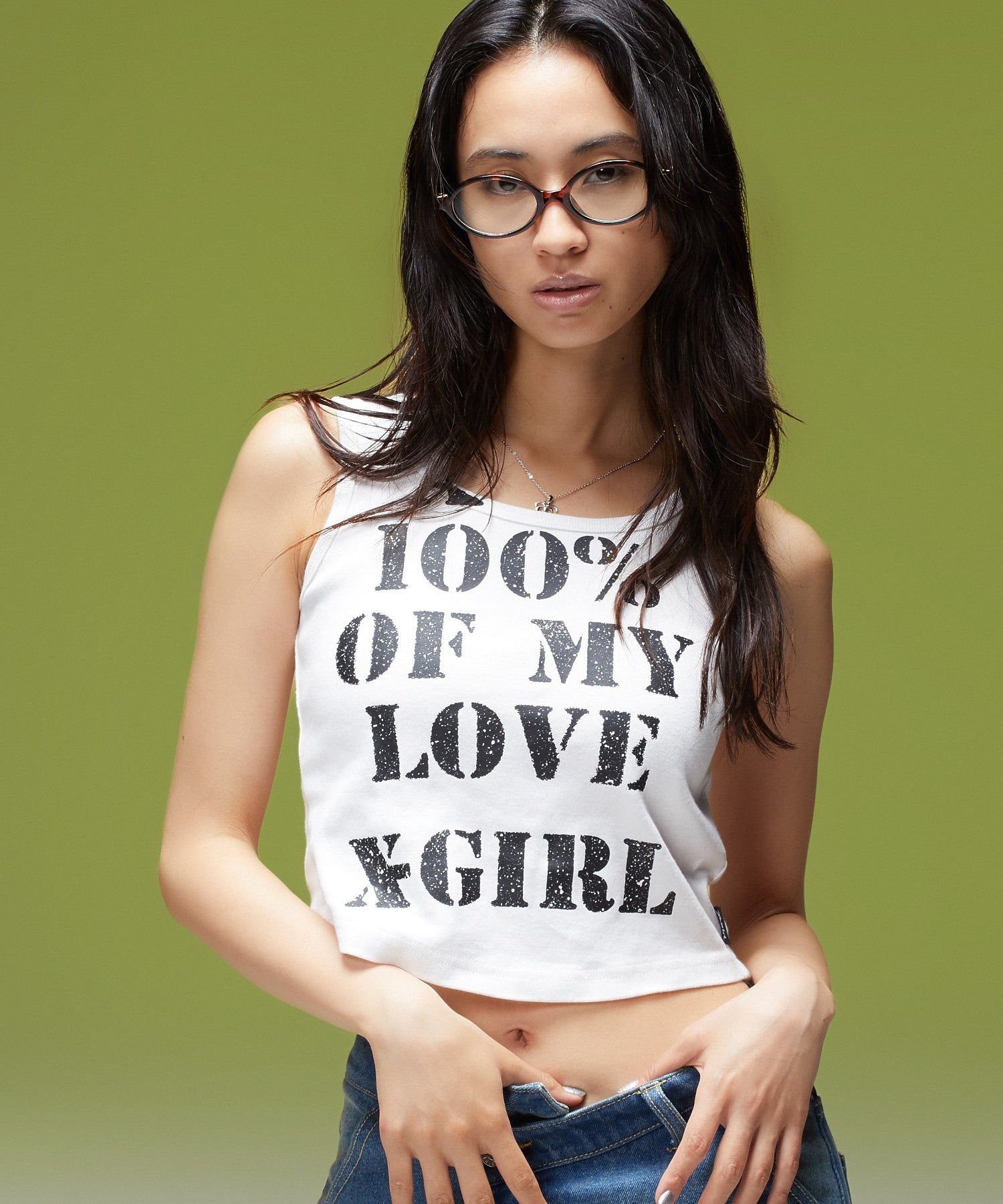 2WAY LACE UP TANK TOP