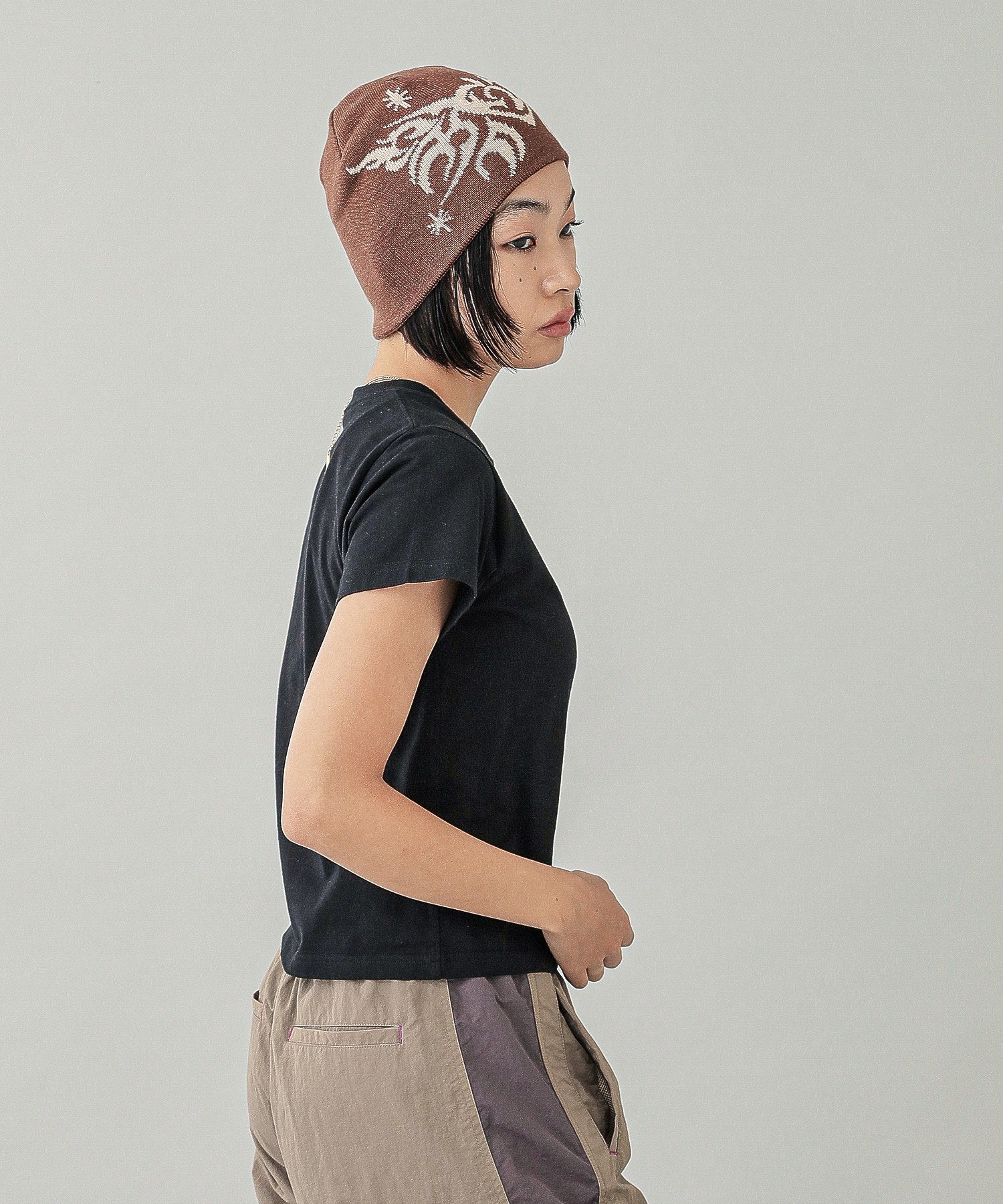 TRIBAL BUTTERFLY JACQUARD BEANIE